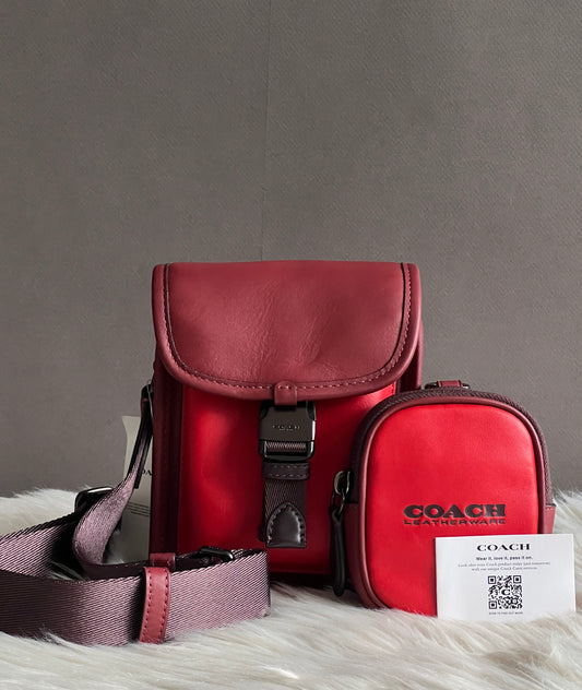 Coach Charter North/South Crossbody With Hybrid Pouch in Colorblock