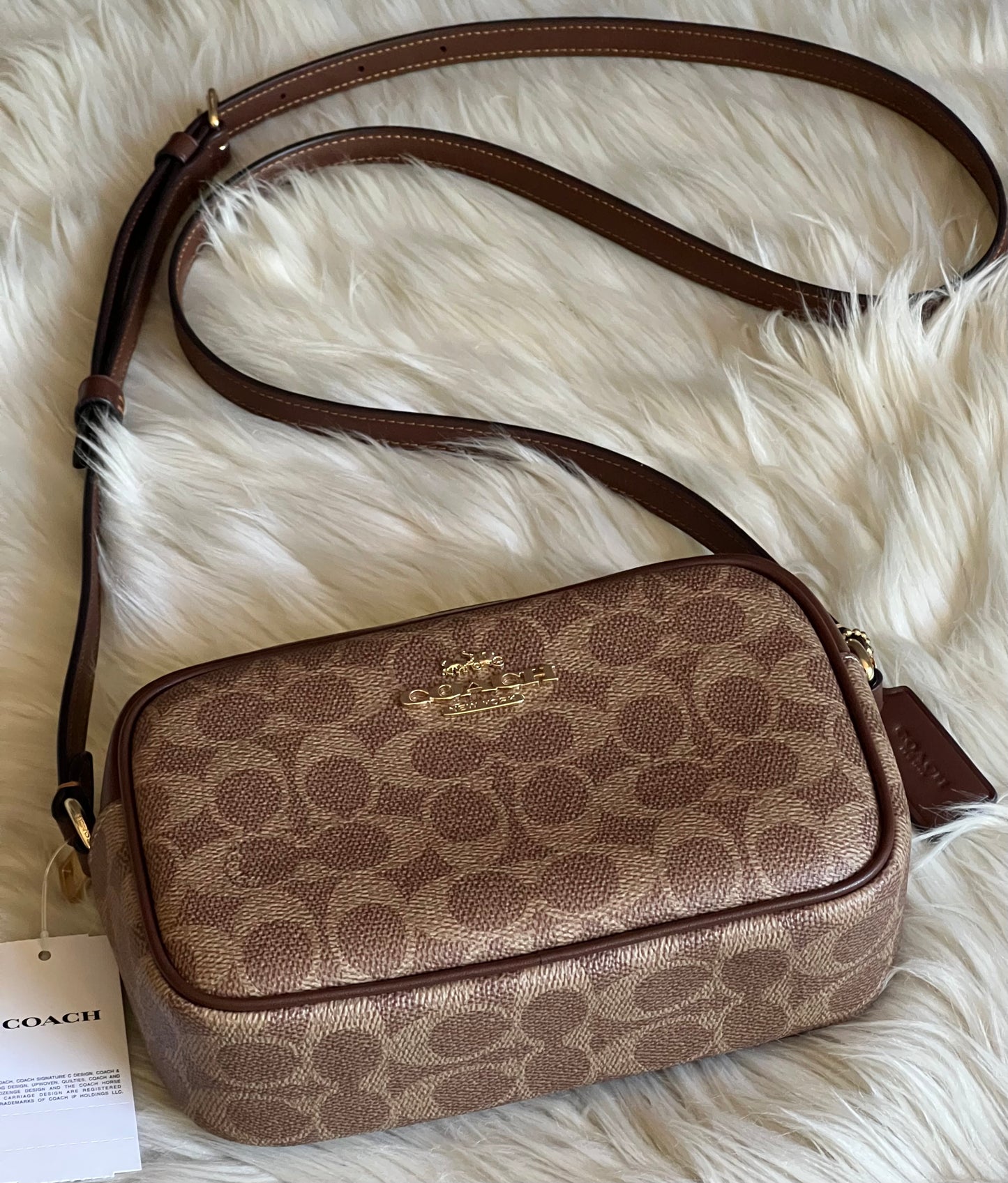 Coach Mini Jamie Camera Bag in Signature Canvas