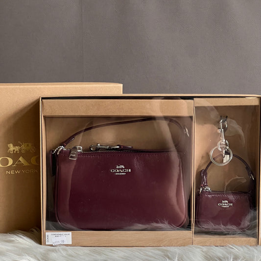 Coach Boxed Nolita 19 and Nolita Bag Charm Set