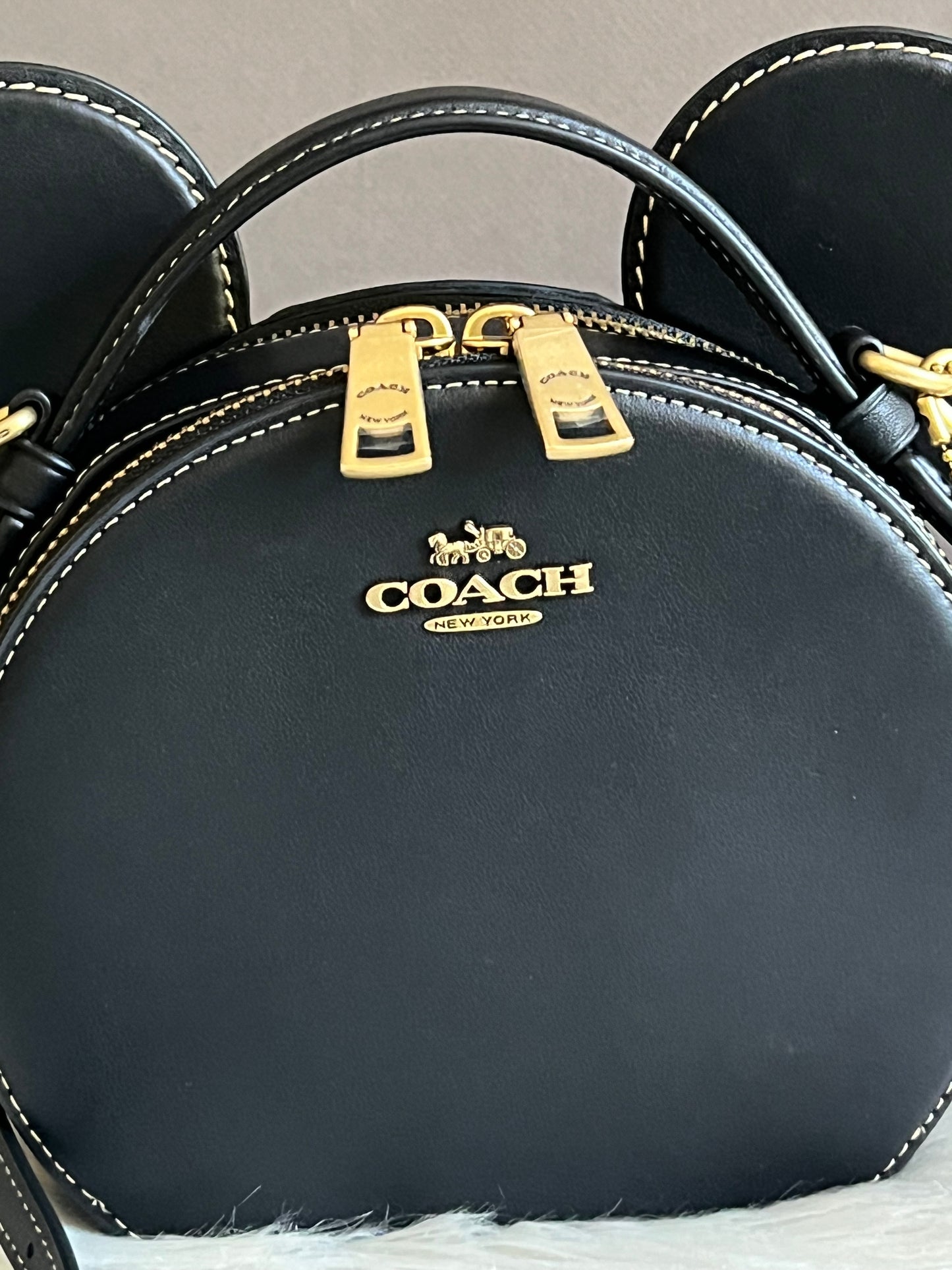 Disney X Coach Mickey Mouse Ear Bag