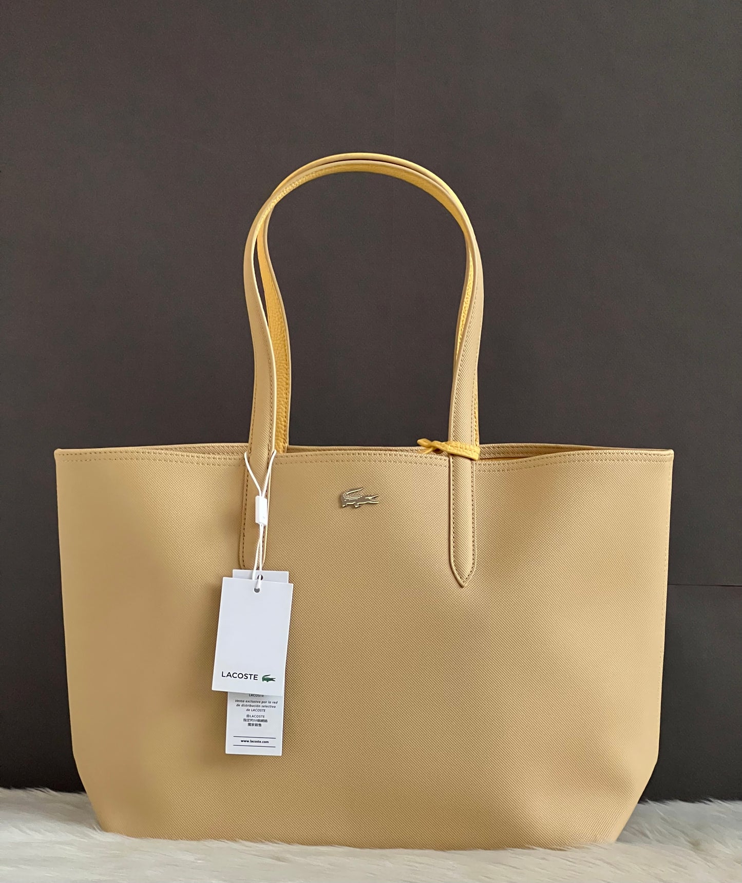 Lacoste Women’s Anna Reversible Tote with Pouch