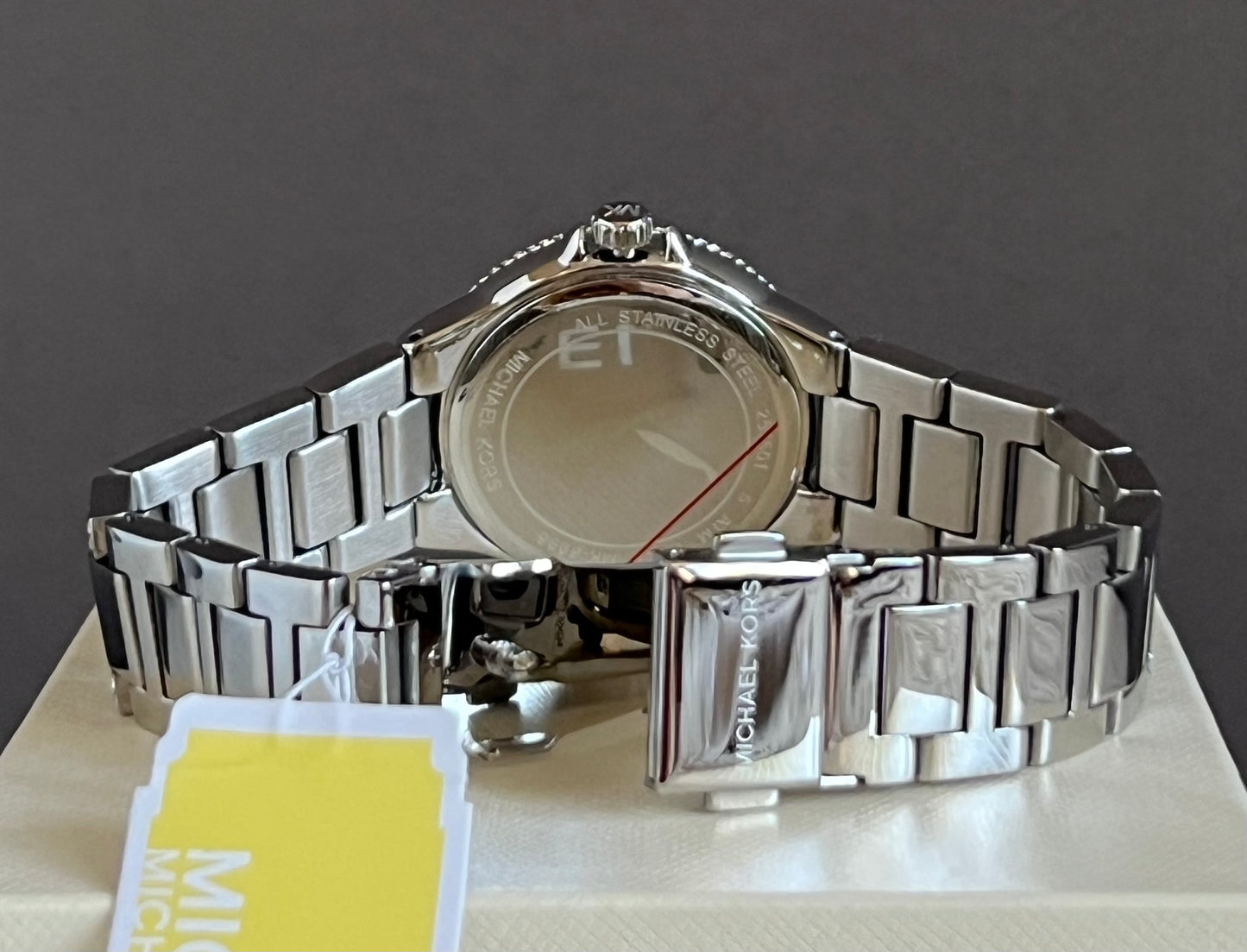 Michael Kors Women’s Mini Camille Pavé Silver-Tone Watch