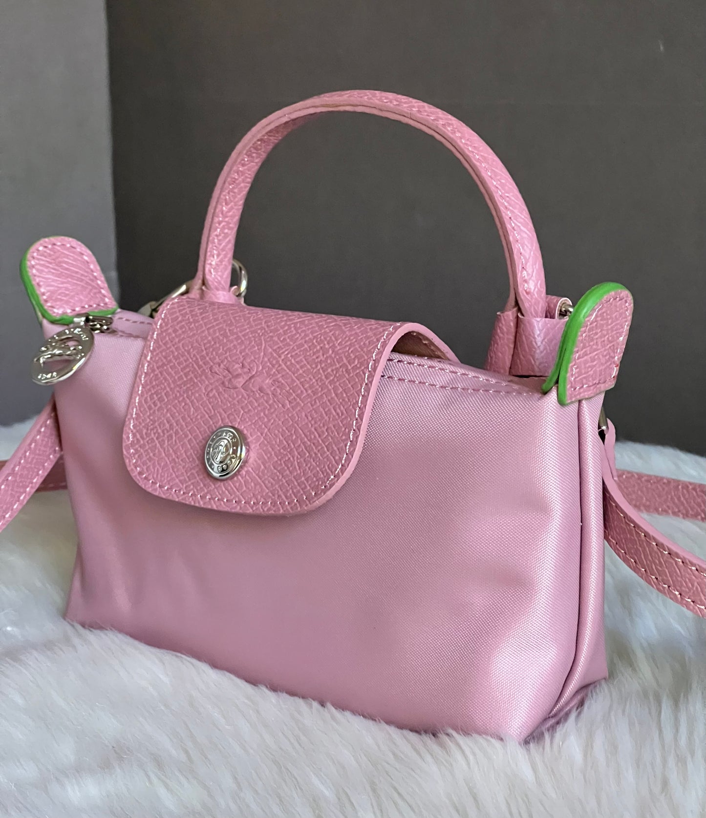 Longchamp XS Le Pliage Original Pouch with Strap