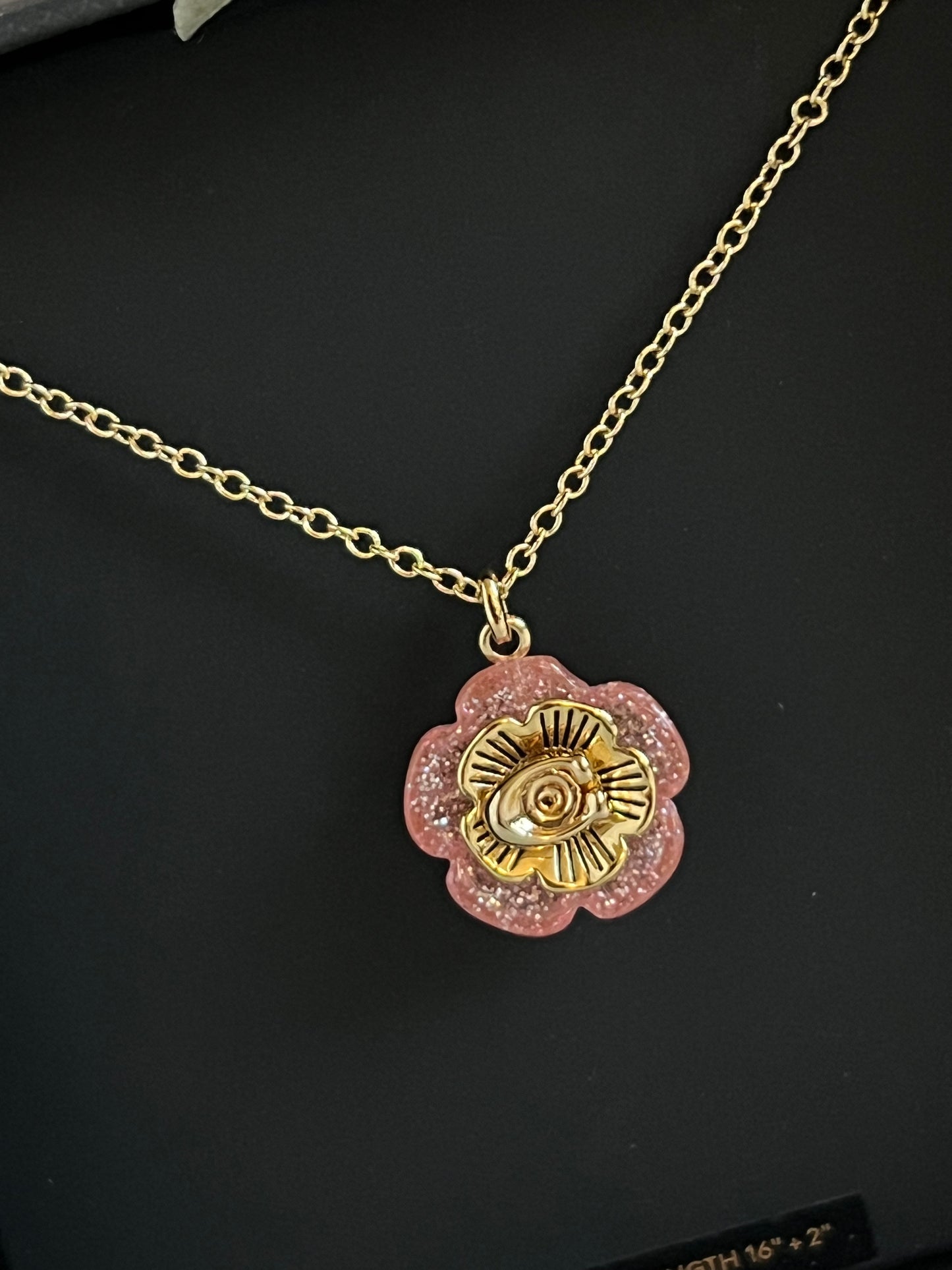 Coach Tea Rose Necklace