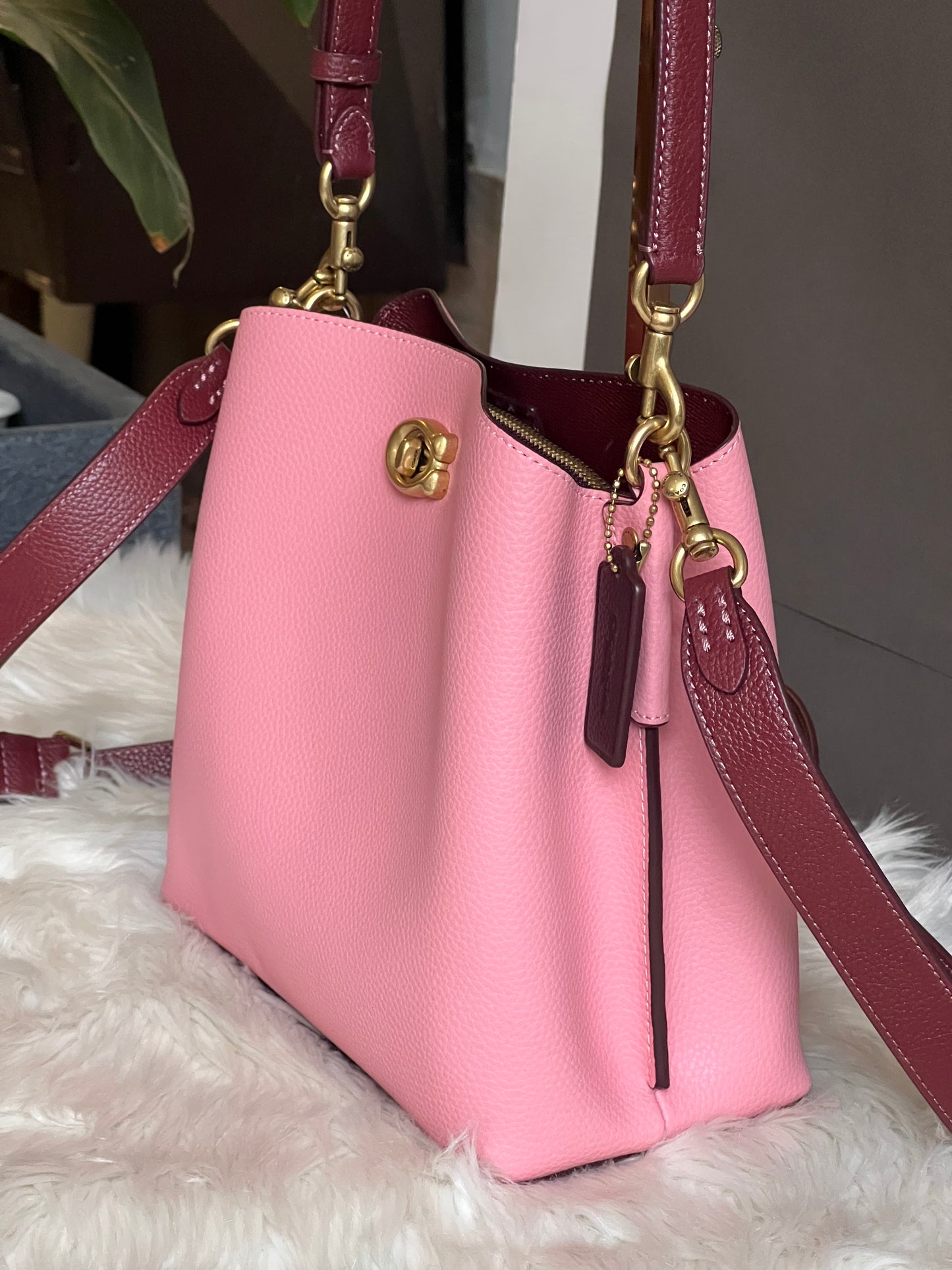 Coach Willow Bucket Bag in Colorblock