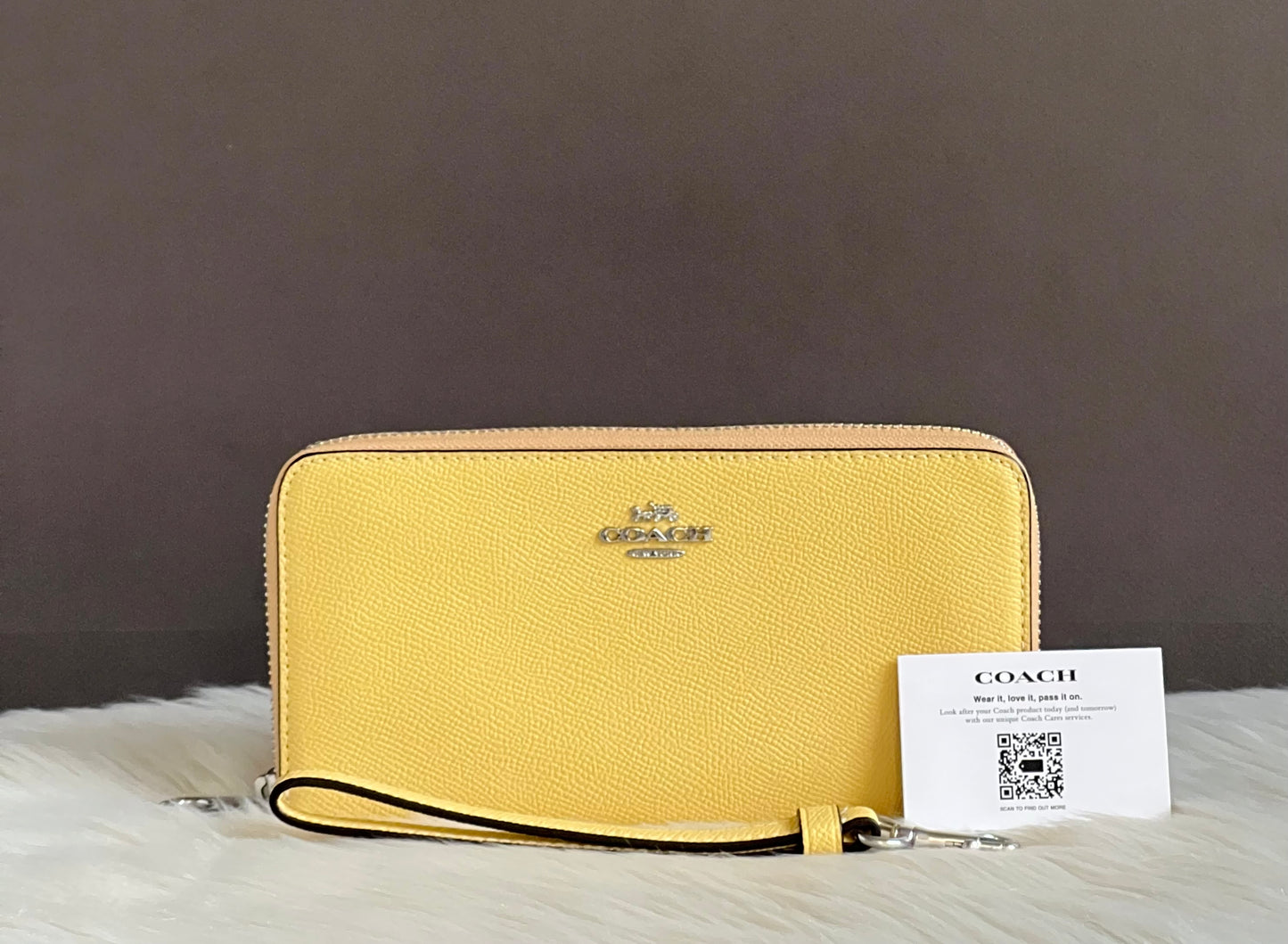 Coach Long Zip Around Wallet