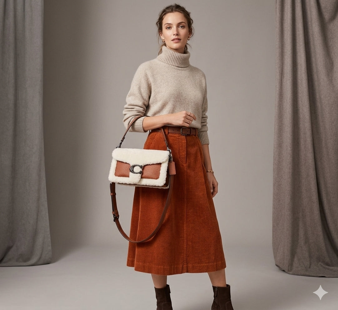 Coach Tabby Shoulder Bag 26 In Shearling