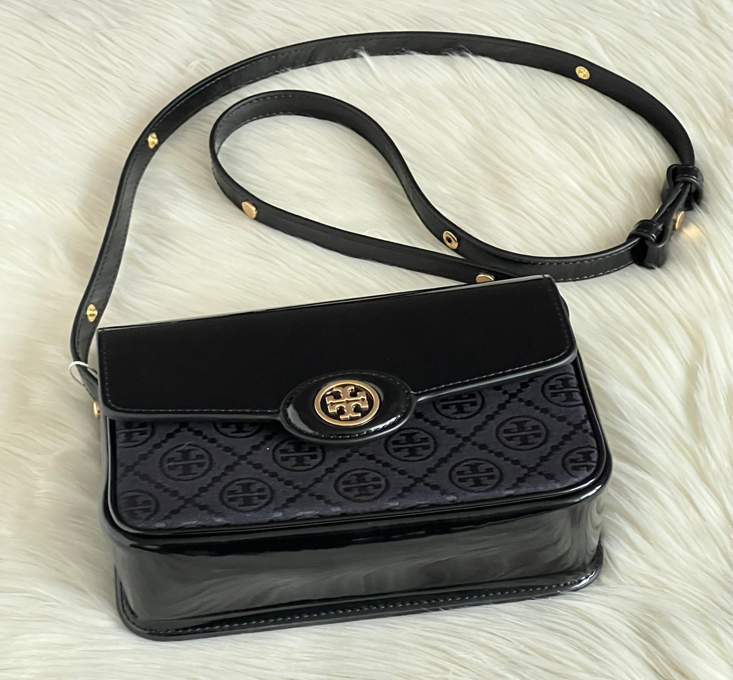 Tory Burch T Monogram Robinson Convertible Shoulder Bag