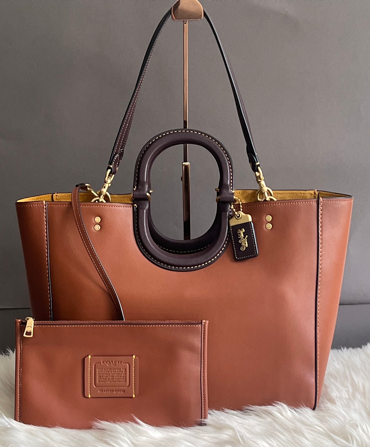 Coach Rae Tote in Colorblock koi