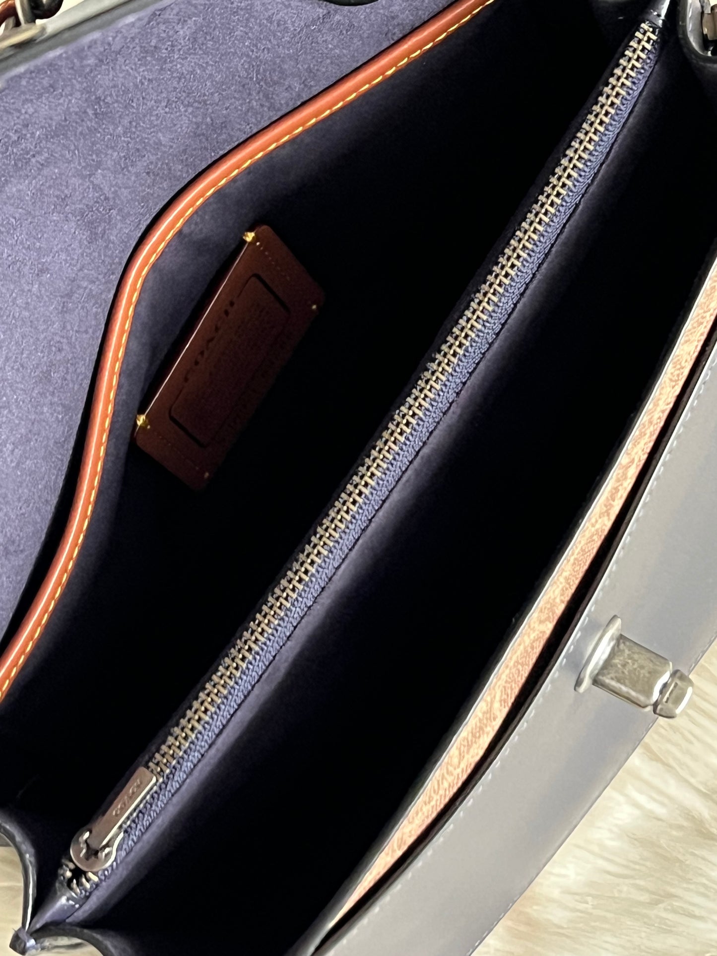 Coach Parker In Colorblock Signature Canvas