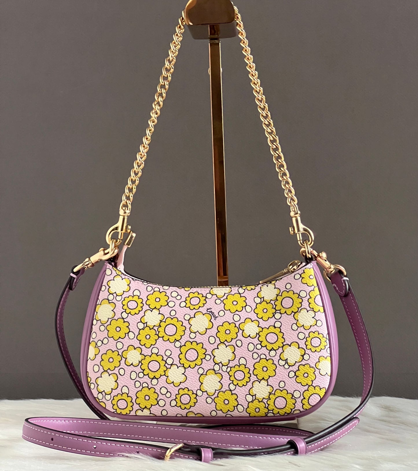Coach Teri Mini Crossbody Bag With Floral Print