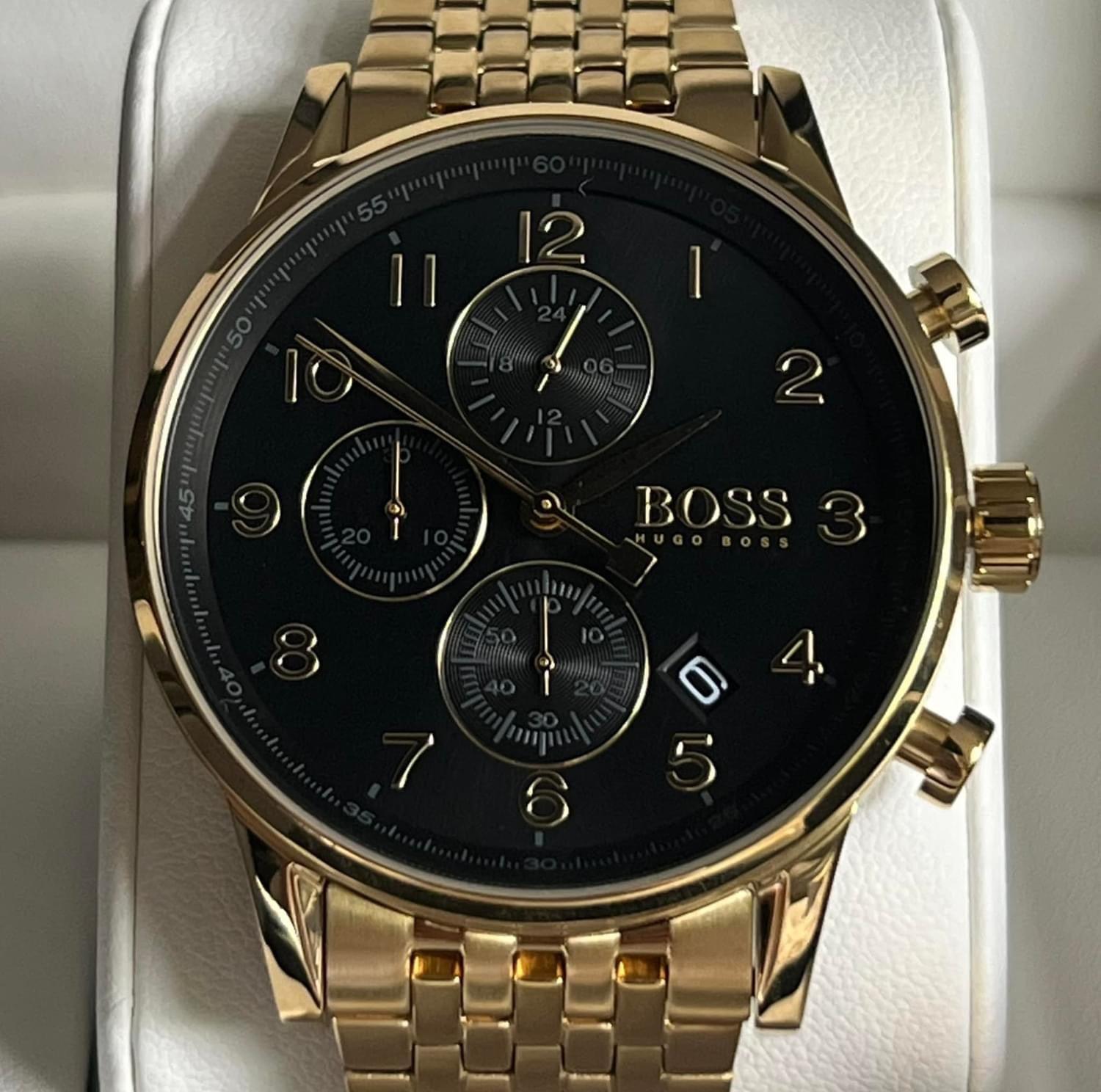 Hugo boss gold navigator watch hotsell