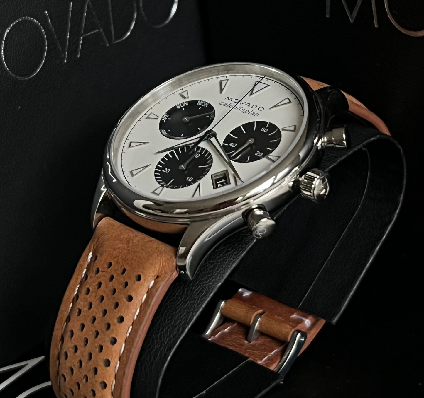 Movado Men’s Heritage Calendoplan Chronograph Watch