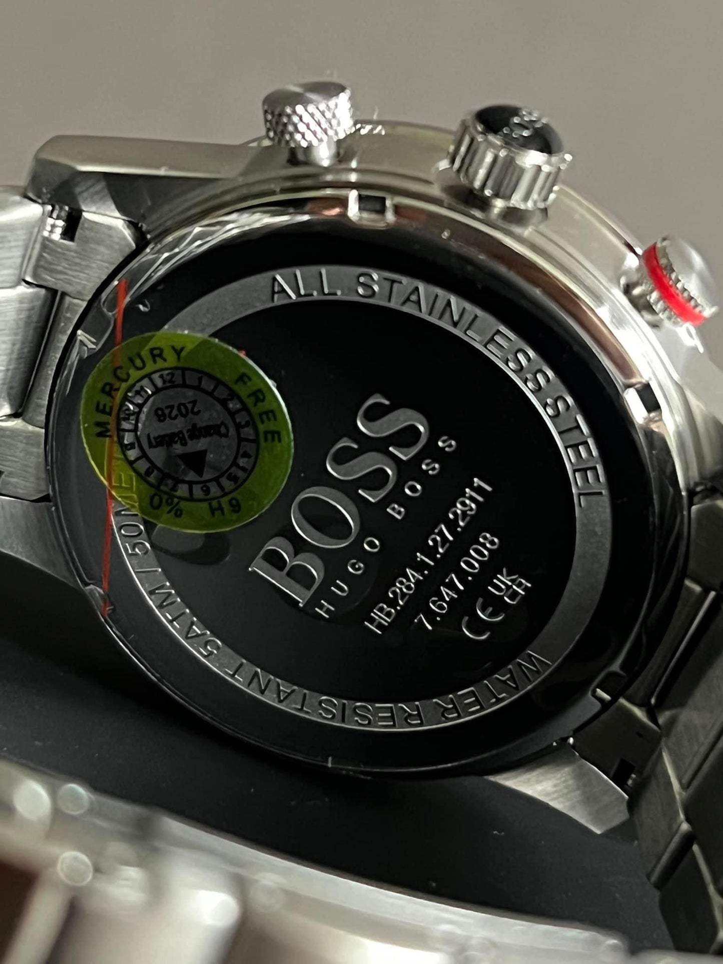 Hugo Boss Men’s Rafale Black Dial Chronograph Watch