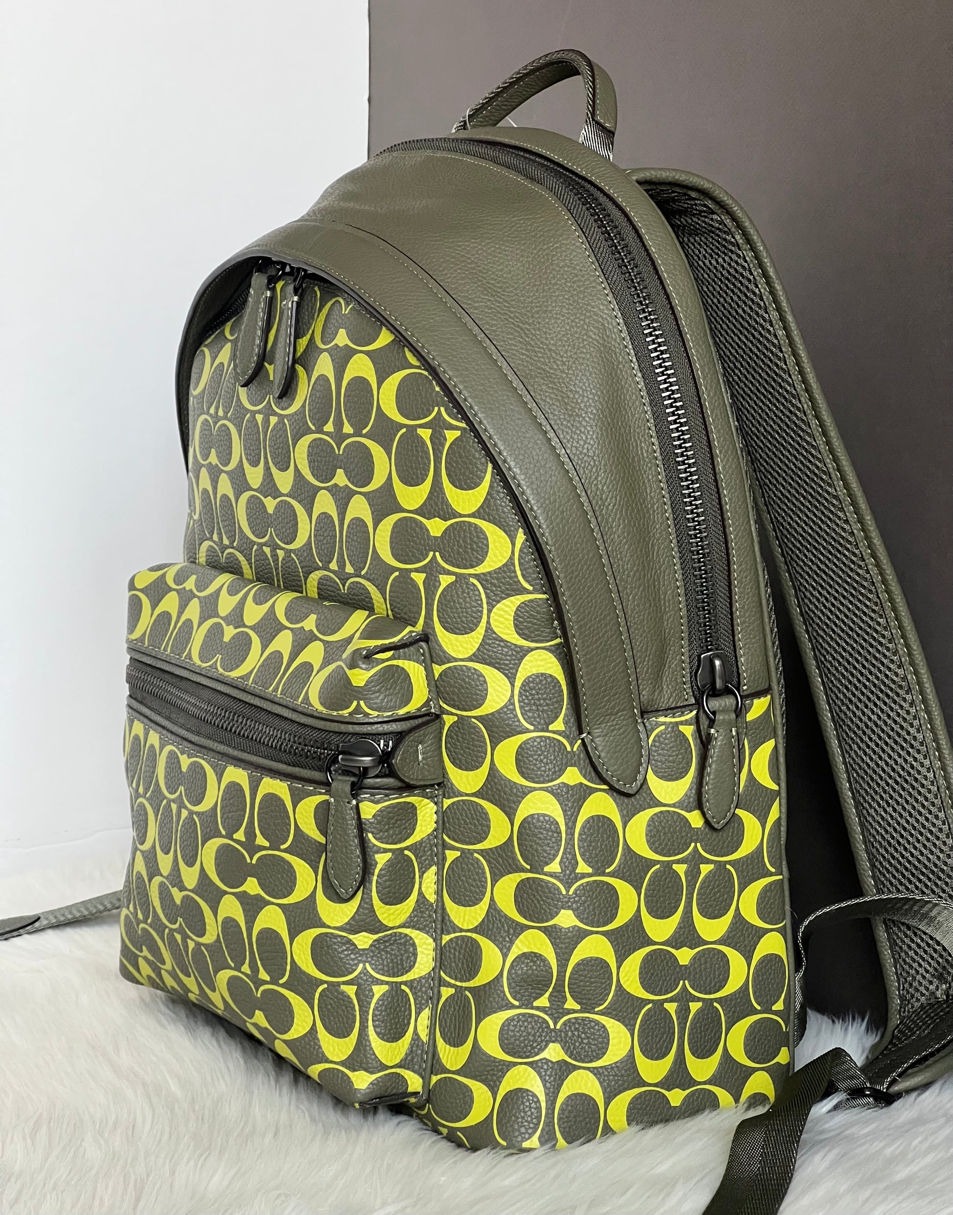 charter club leather backpack Coach Charter Backpack In Signature Leather – Club de Mode