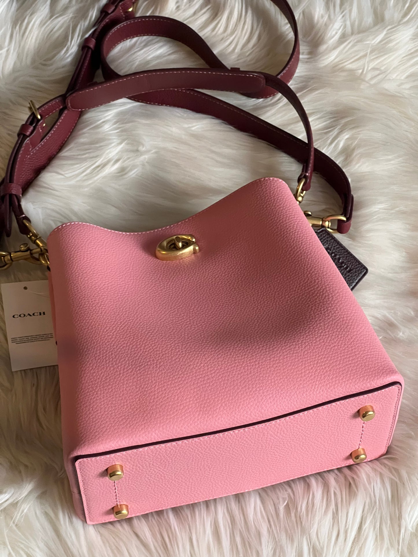 Coach Willow Bucket Bag in Colorblock