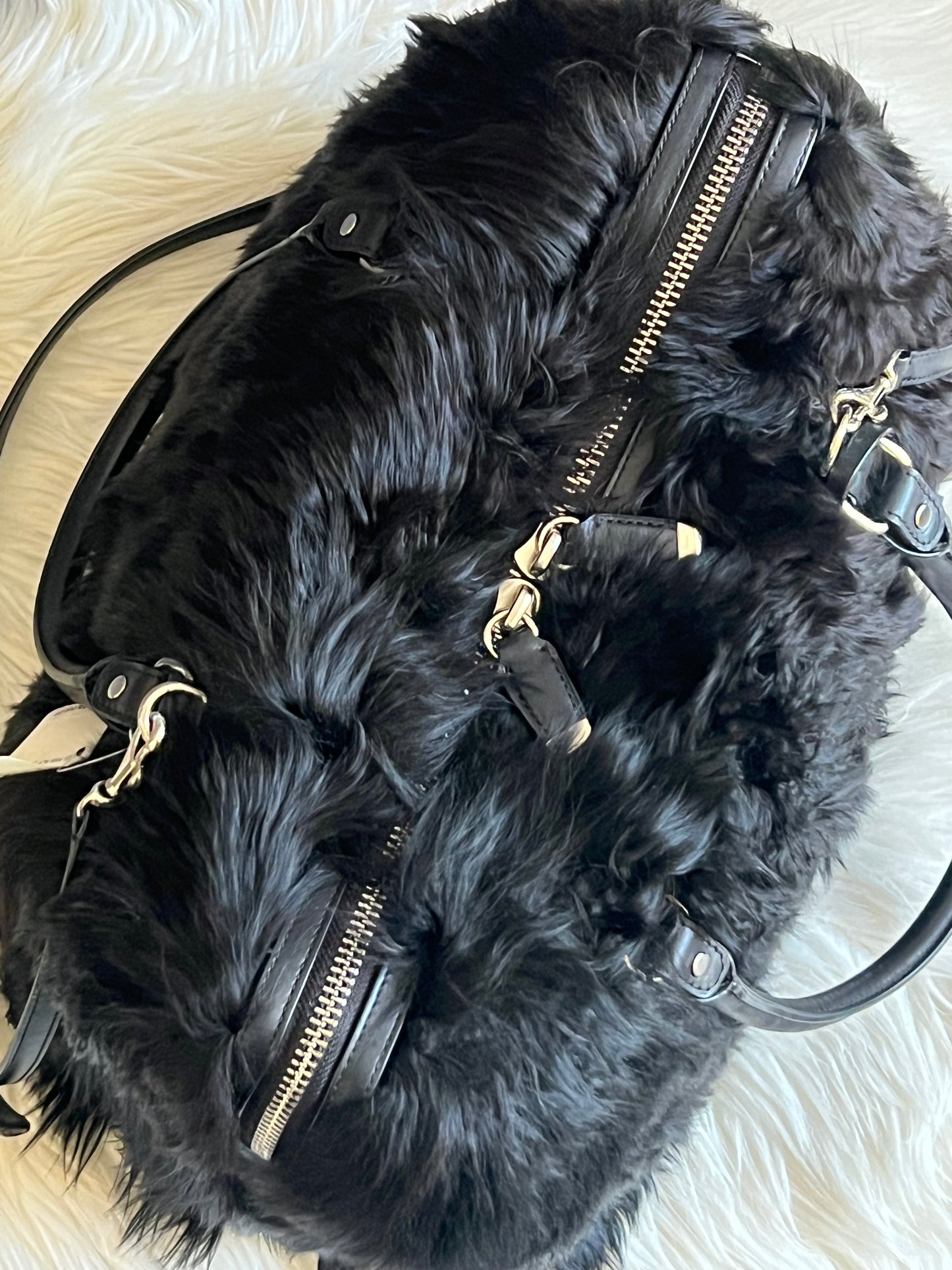 Coach Fur Duffle Bag