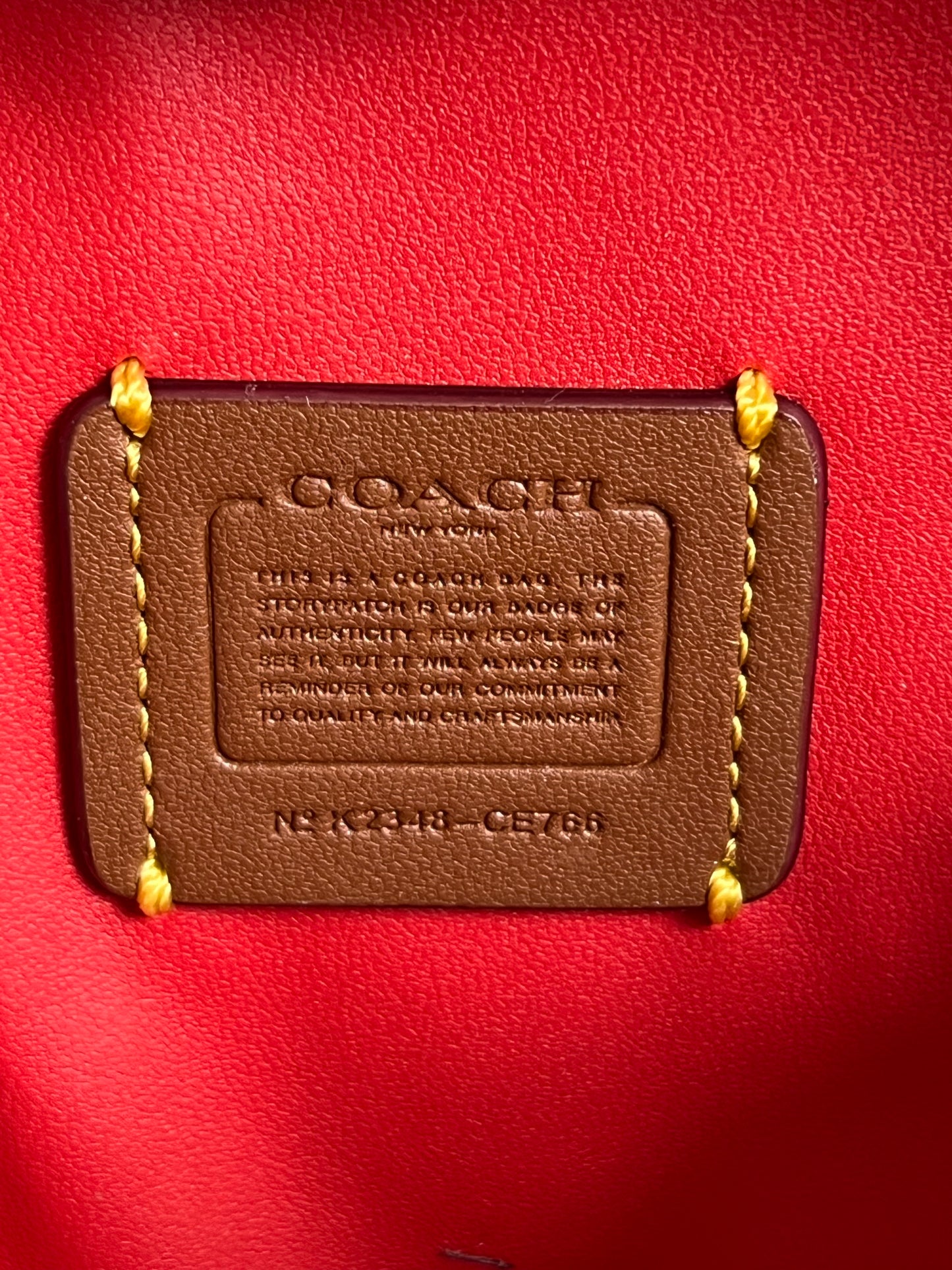 Coach Heart Crossbody 14 with Pillow Quilting