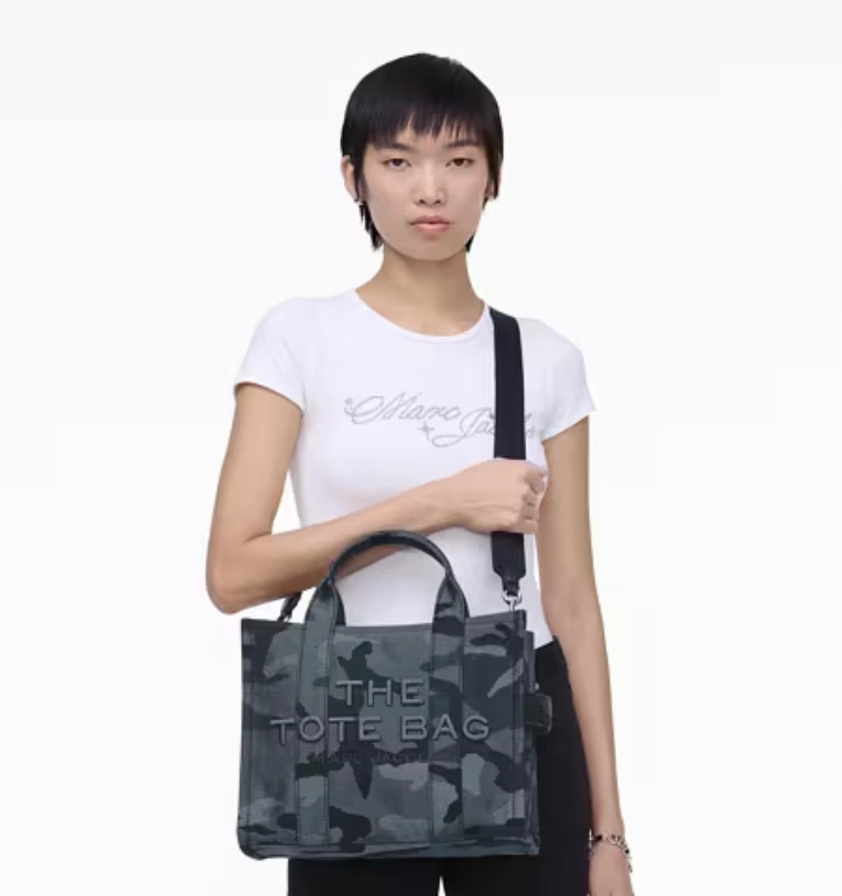 Marc Jacobs The Camo Jacquard Medium Tote Bag