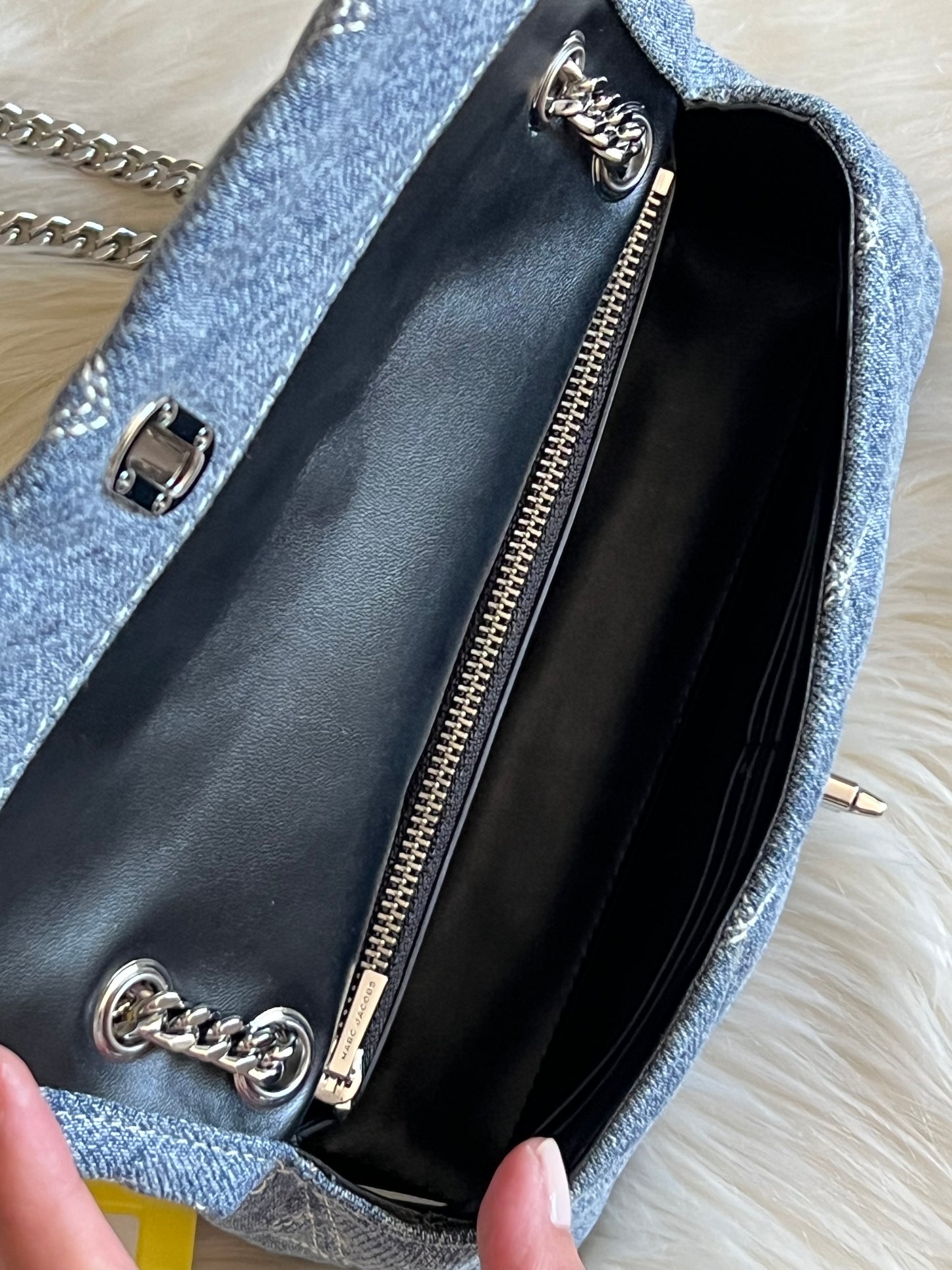 Marc Jacobs The Quilted Small Dual Chain Crossbody Bag