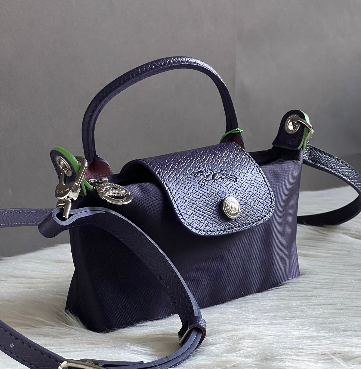 Longchamp XS Le Pliage Original Pouch with Strap