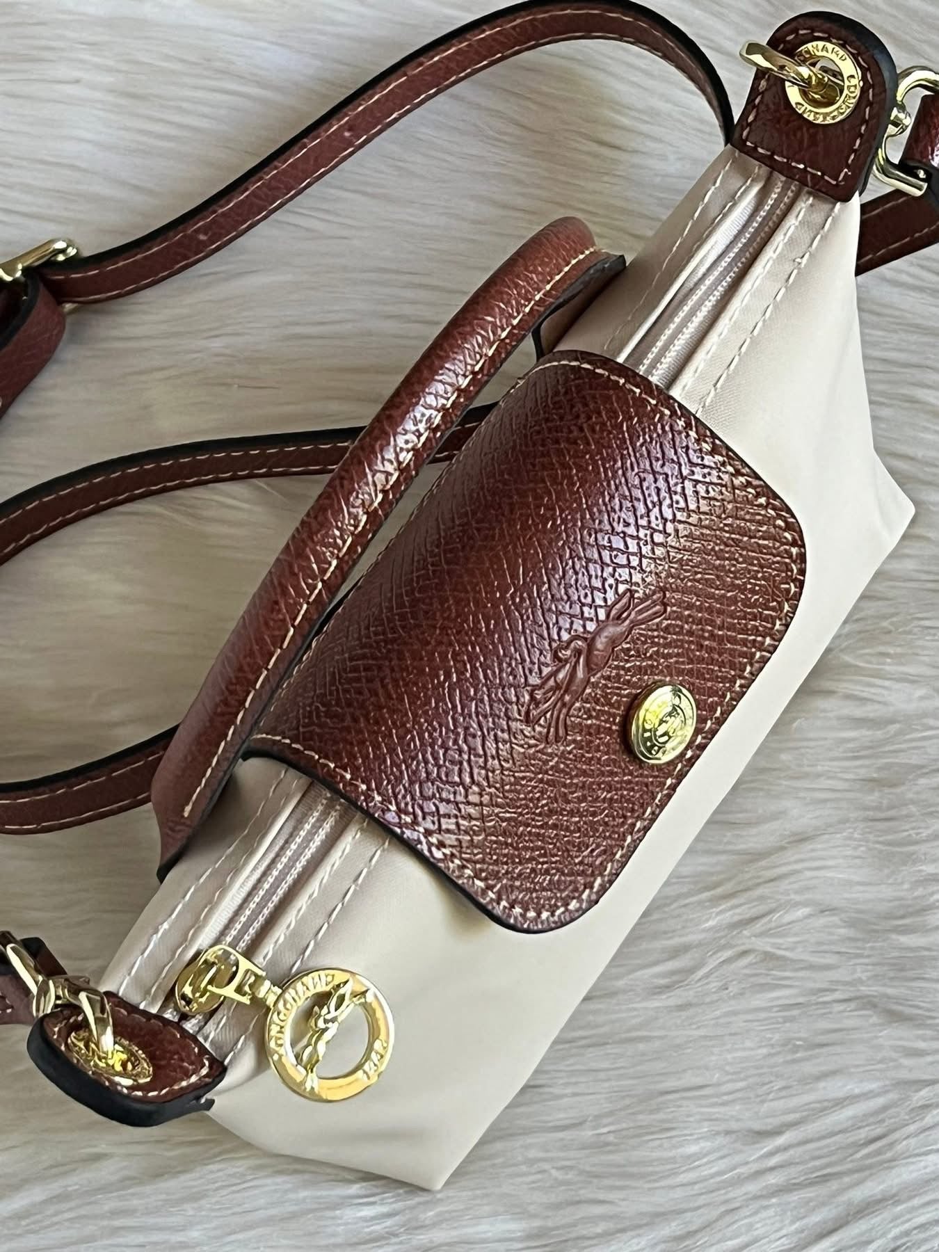 Longchamp XS Le Pliage Original Pouch with Strap
