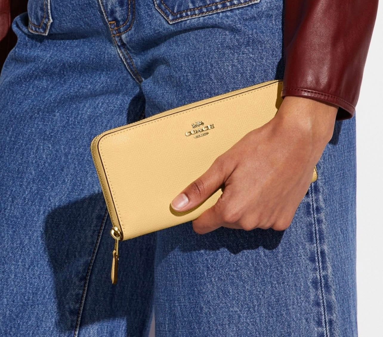 Coach Accordion Zip Wallet