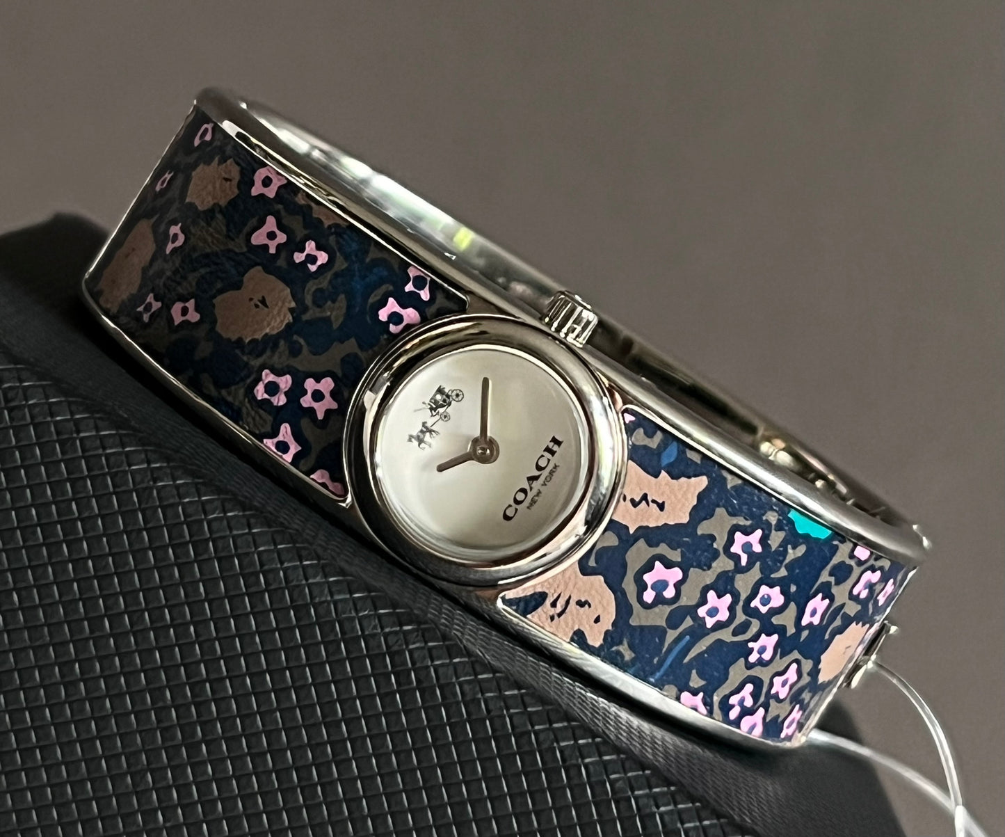 Coach Scout Bangle Watch in Blue Floral