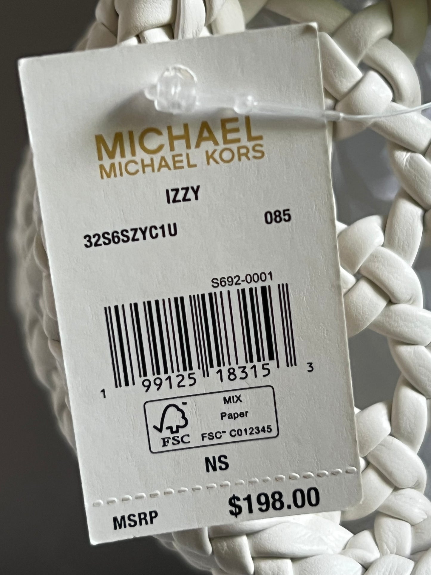 Michael Kors Izzy Small Crocheted Barrel Pochette