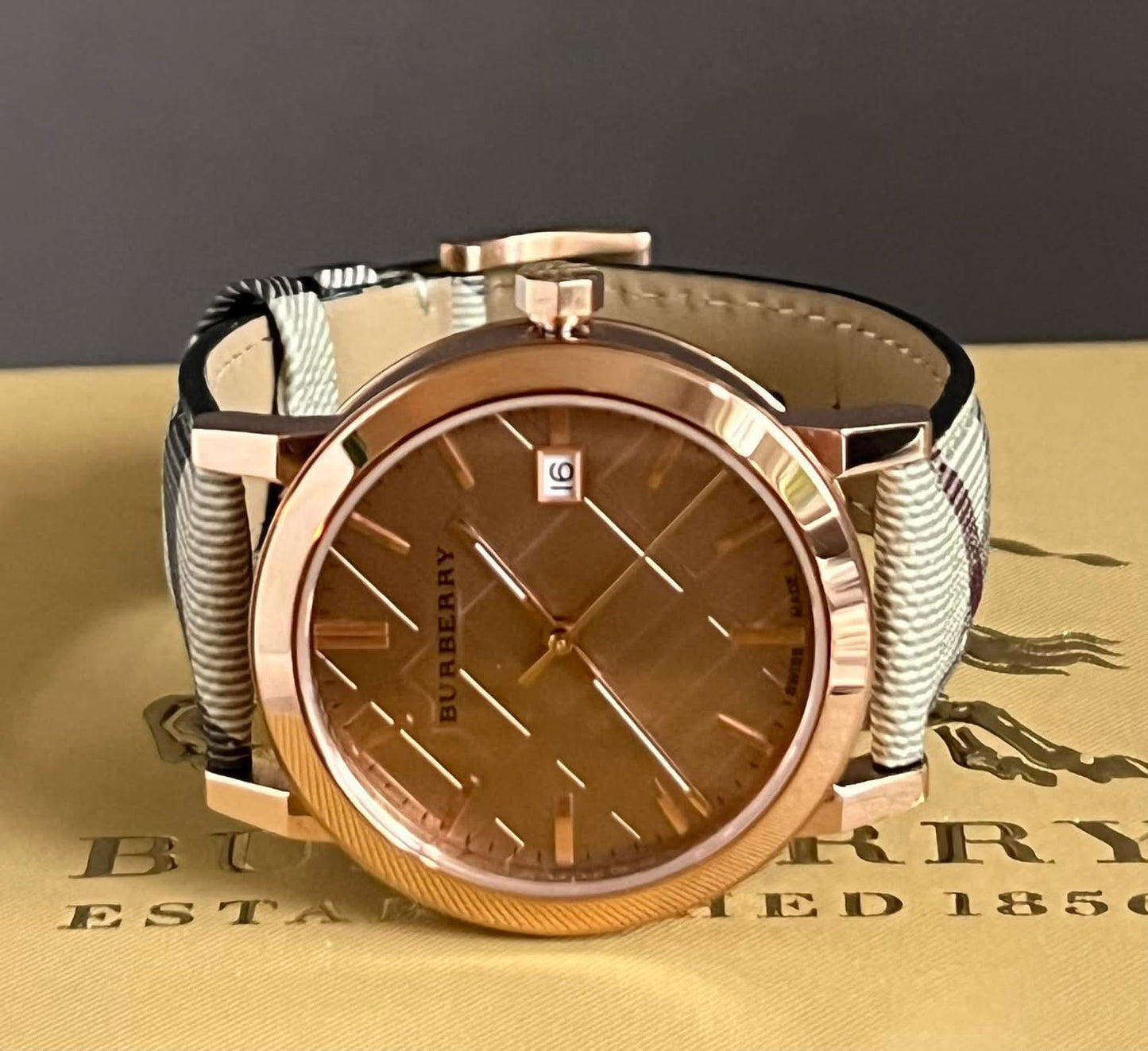 Burberry Women’s The City Rose Gold-Tone Watch