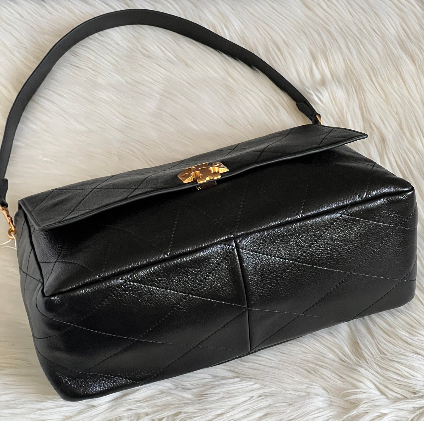 Tory Burch Large Charlie Quilted Shoulder Bag