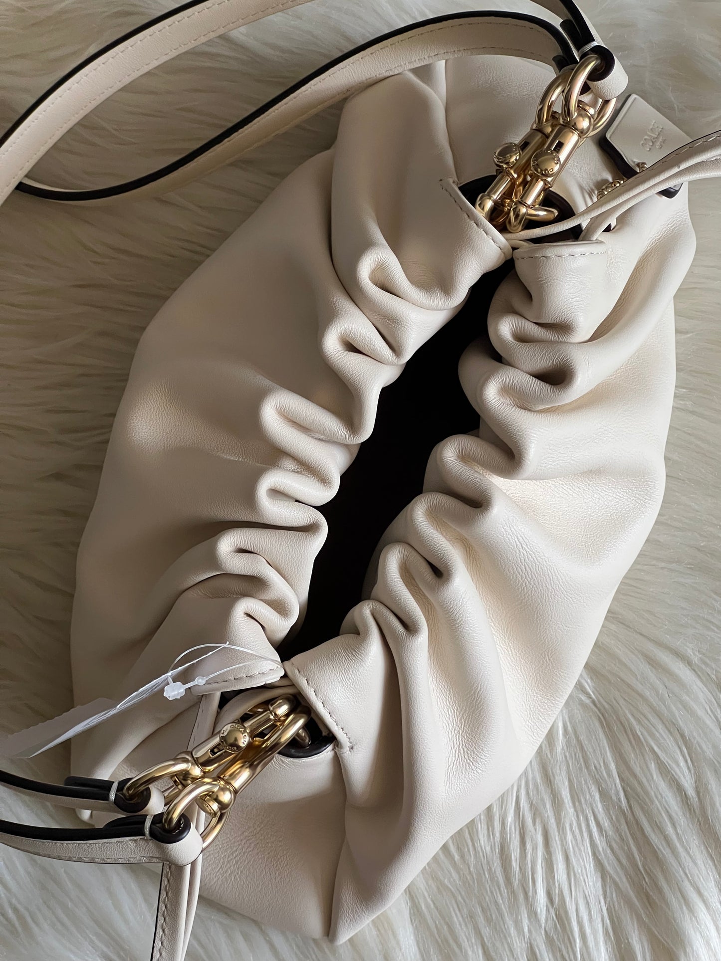 Coach Faye Shoulder Bag with Ruching