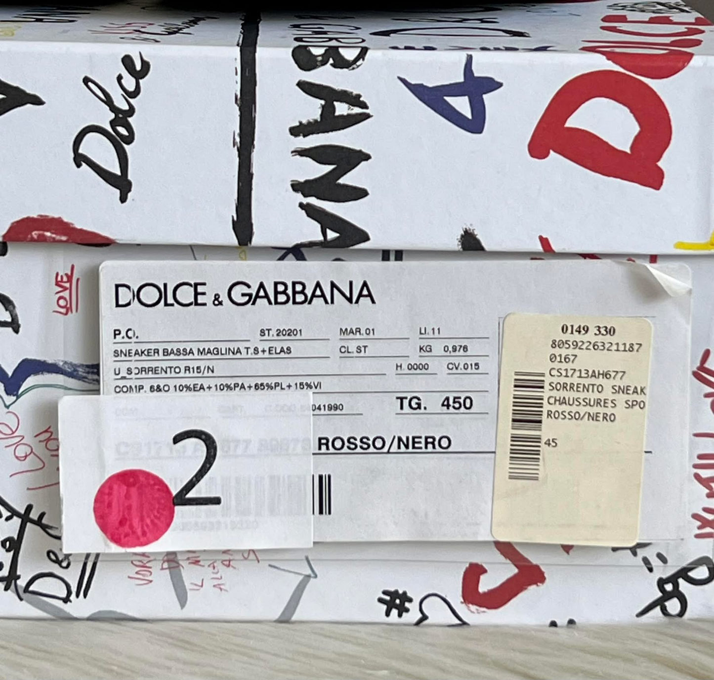 Dolce and Gabbana Sorrento Sneaker