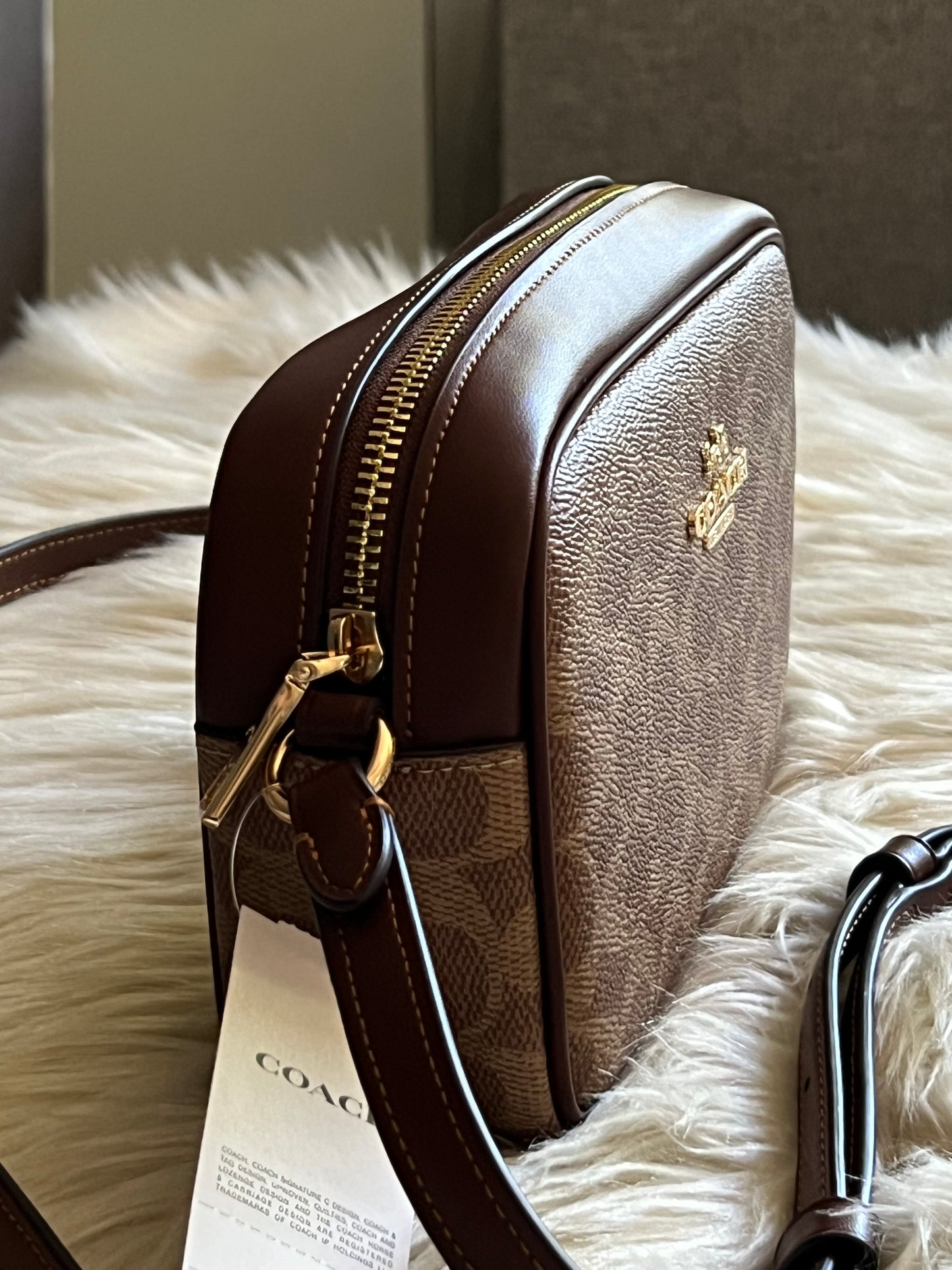 Coach Mini Jamie Camera Bag in Signature Canvas