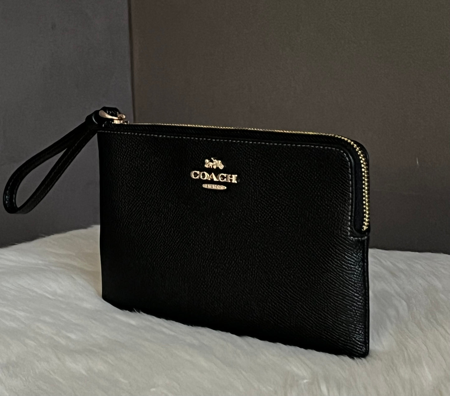 Coach Large Corner Zip Wristlet