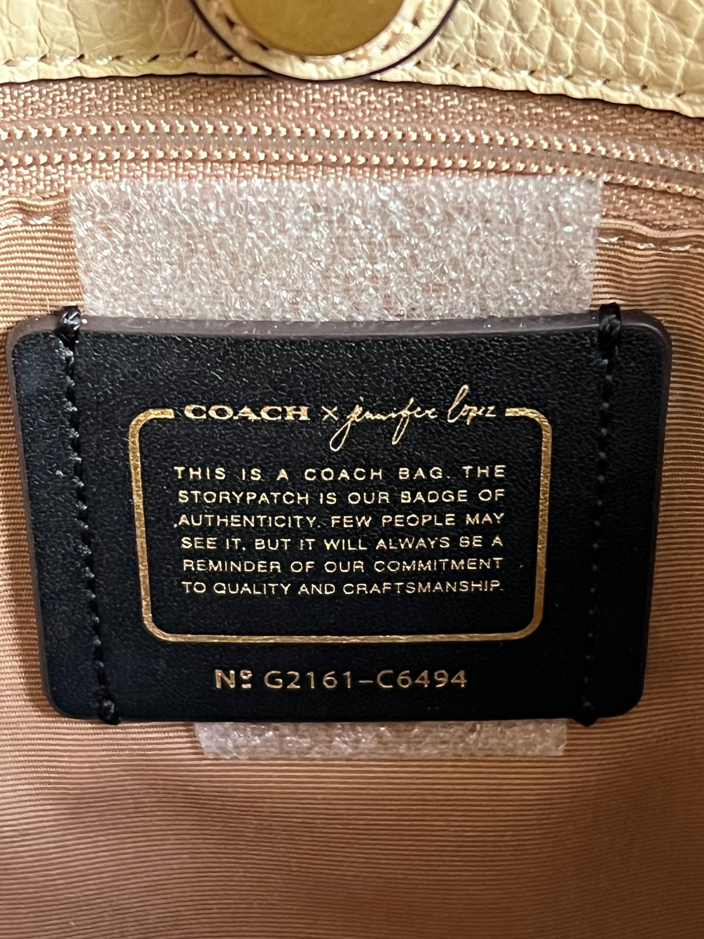Coach X Jennifer Lopez Dempsey Tote 22 Bag