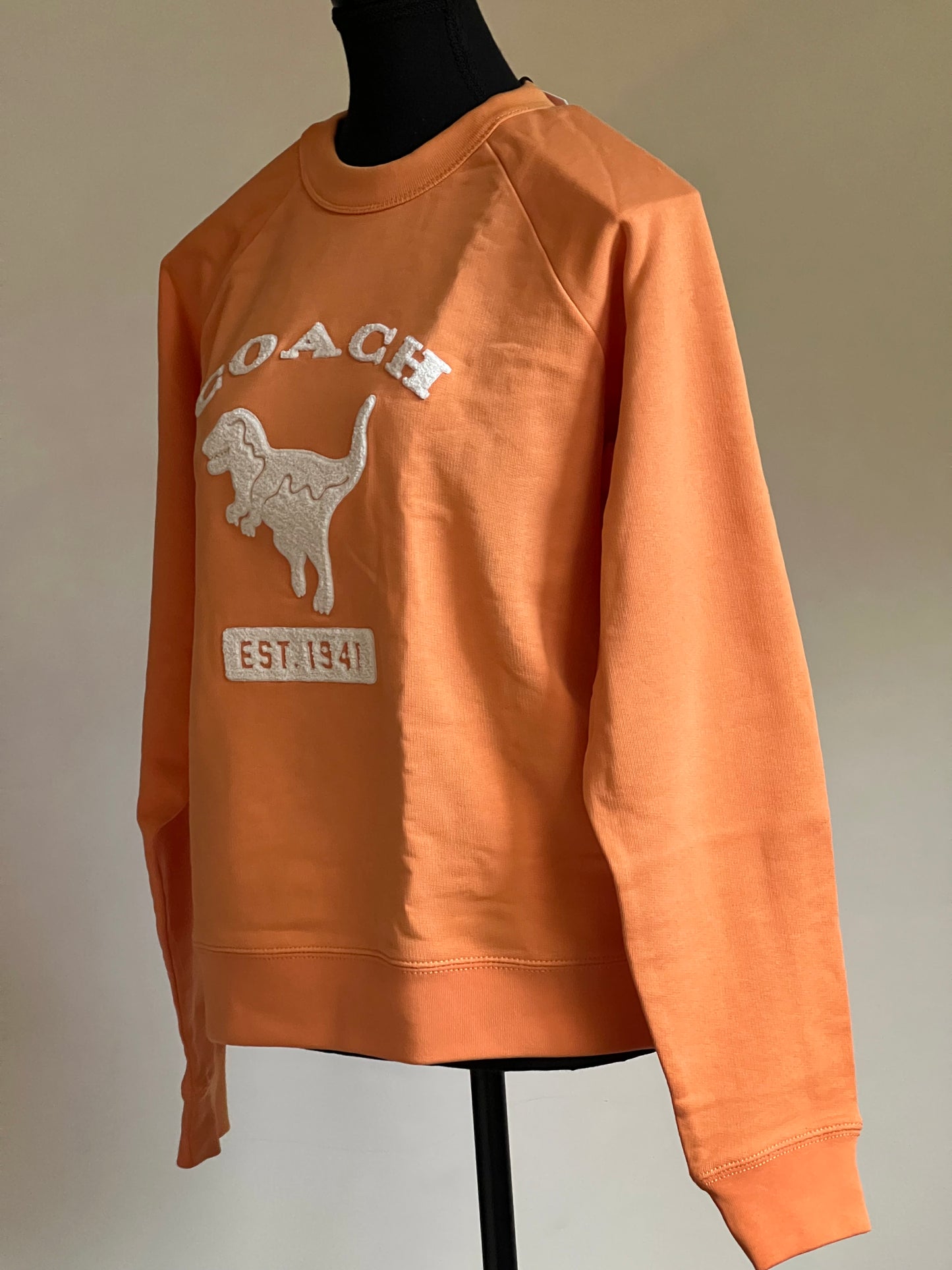 Coach Rexy School Crewneck in Organic Cotton