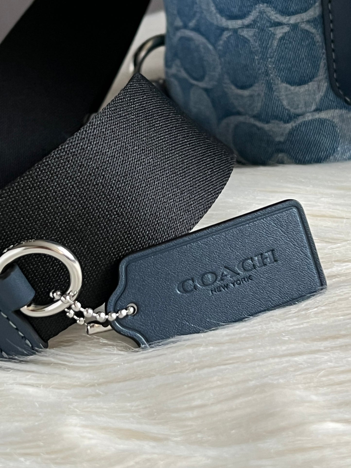 Coach West Pack In Signature Denim