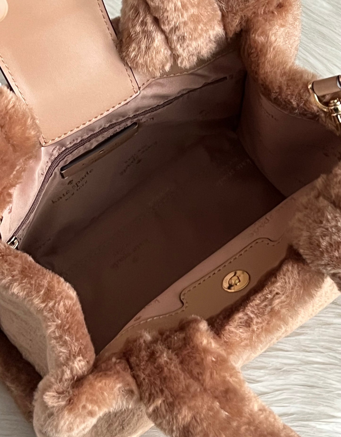 Kate Spade Ellie Faux Fur Small Tote