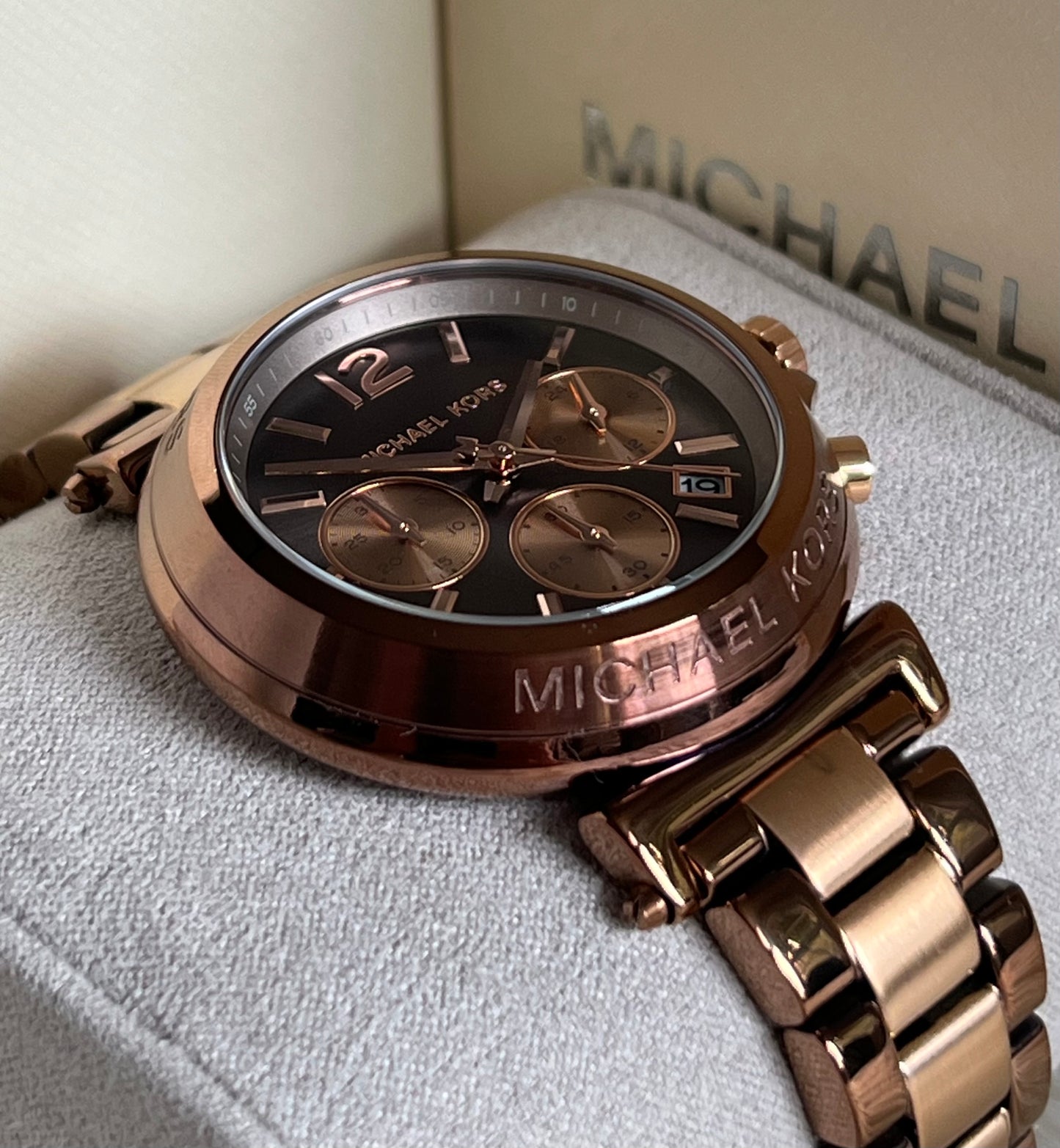 Michael Kors Women’s Oversized Maren Two-Tone Watch
