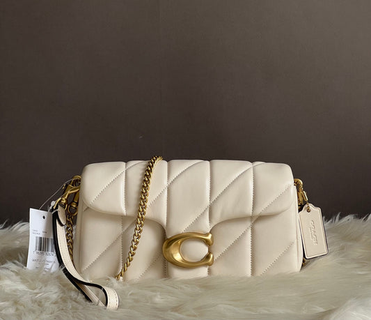 Coach Tabby Chain Crossbody Bag 19 with Quilting