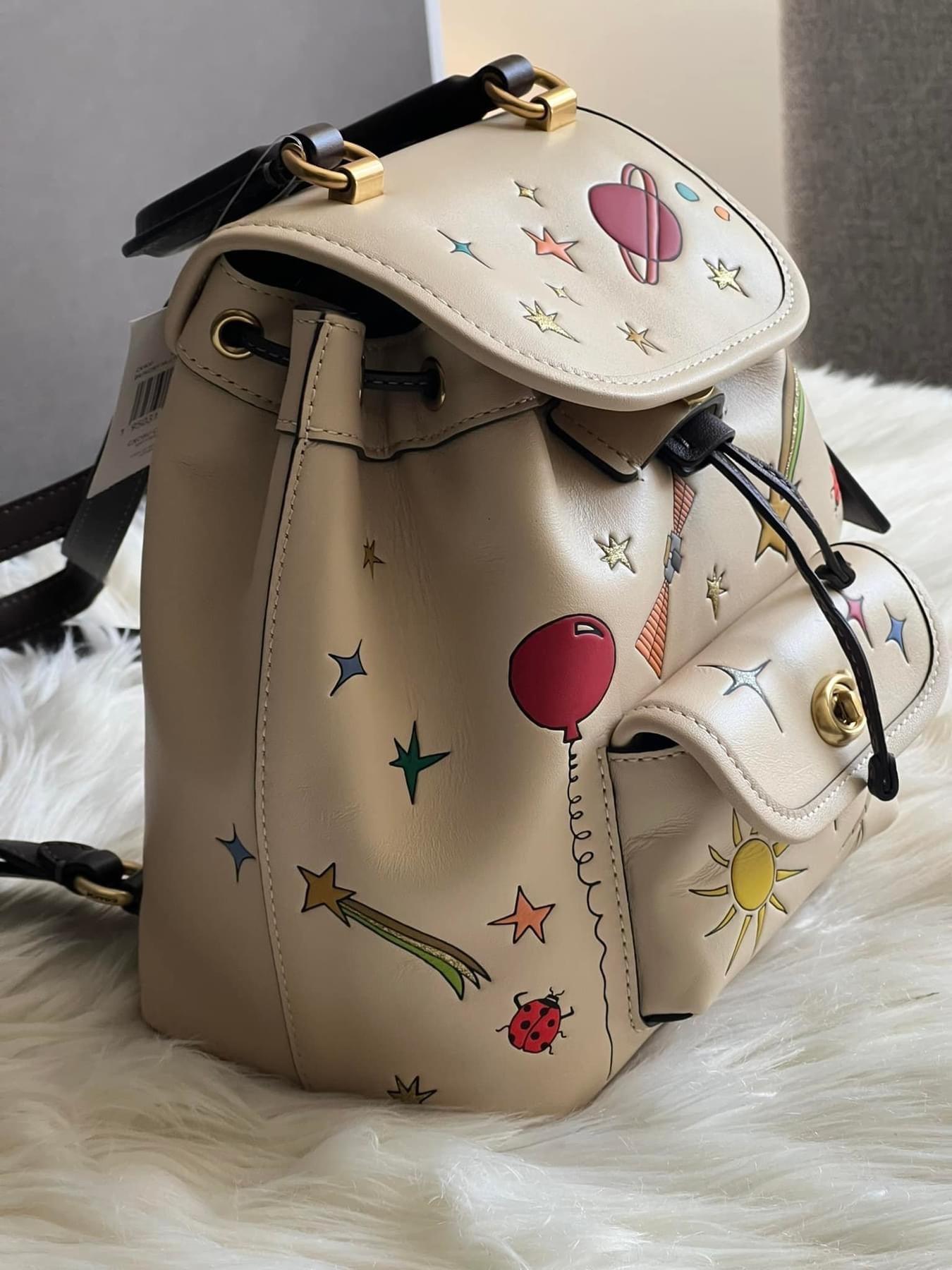 coach cassidy backpack with rivets Coach X Observed By Us Riya Backpack 21 in Colorblock – Club de Mode