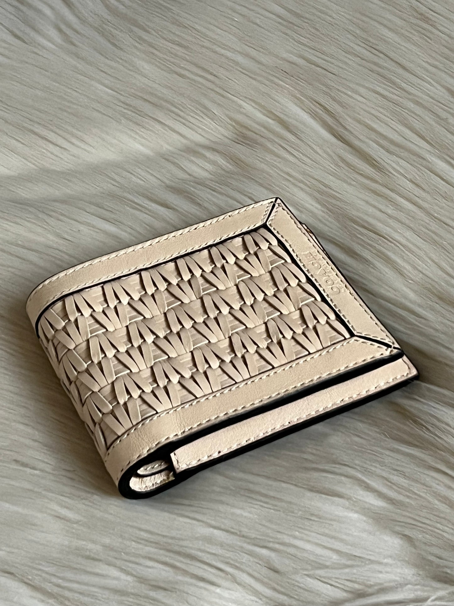 Coach 3-in-1 Wallet with Weaving