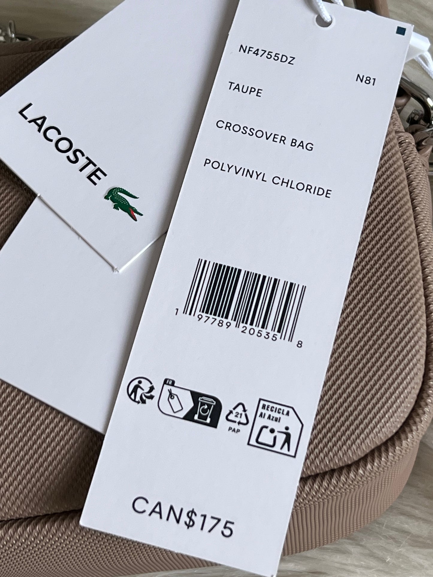 Lacoste Women's Daily City Messenger Bag