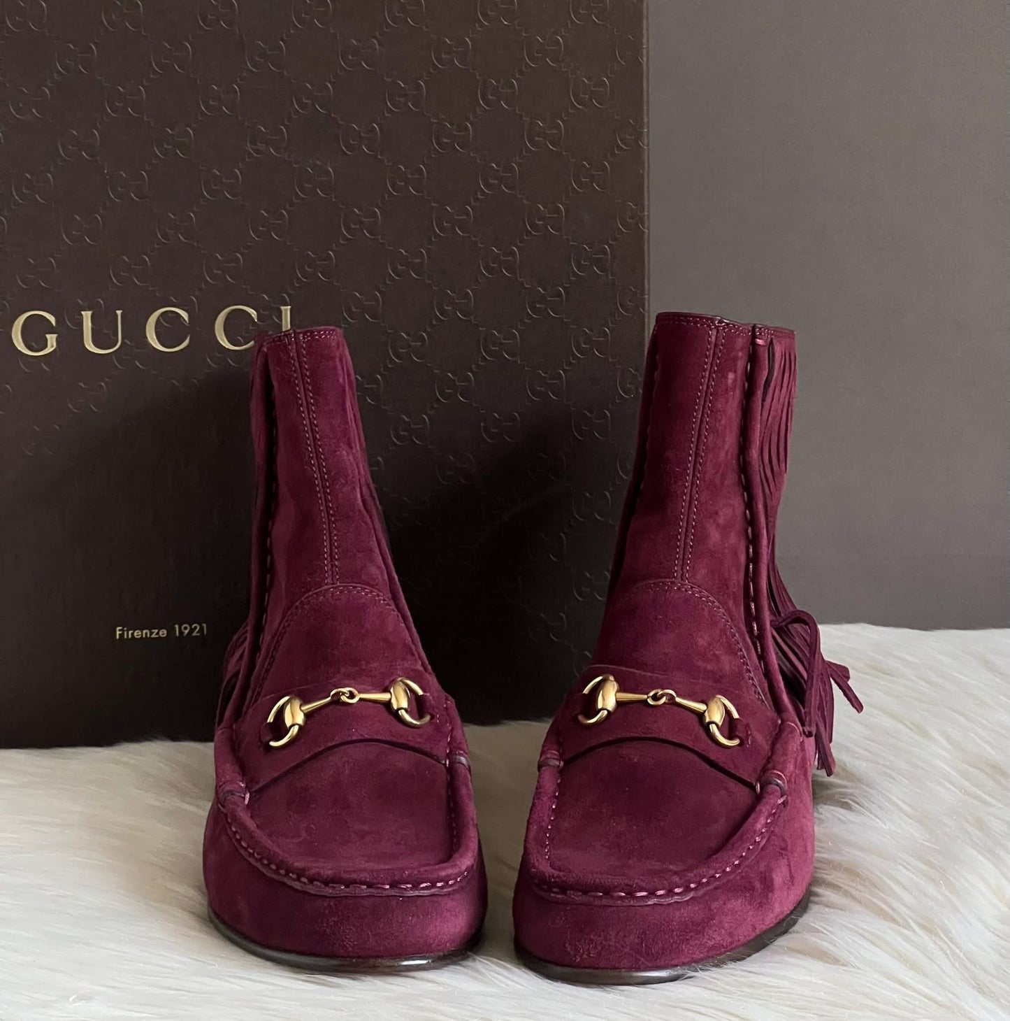 Gucci Mocasin Horsebit Boots