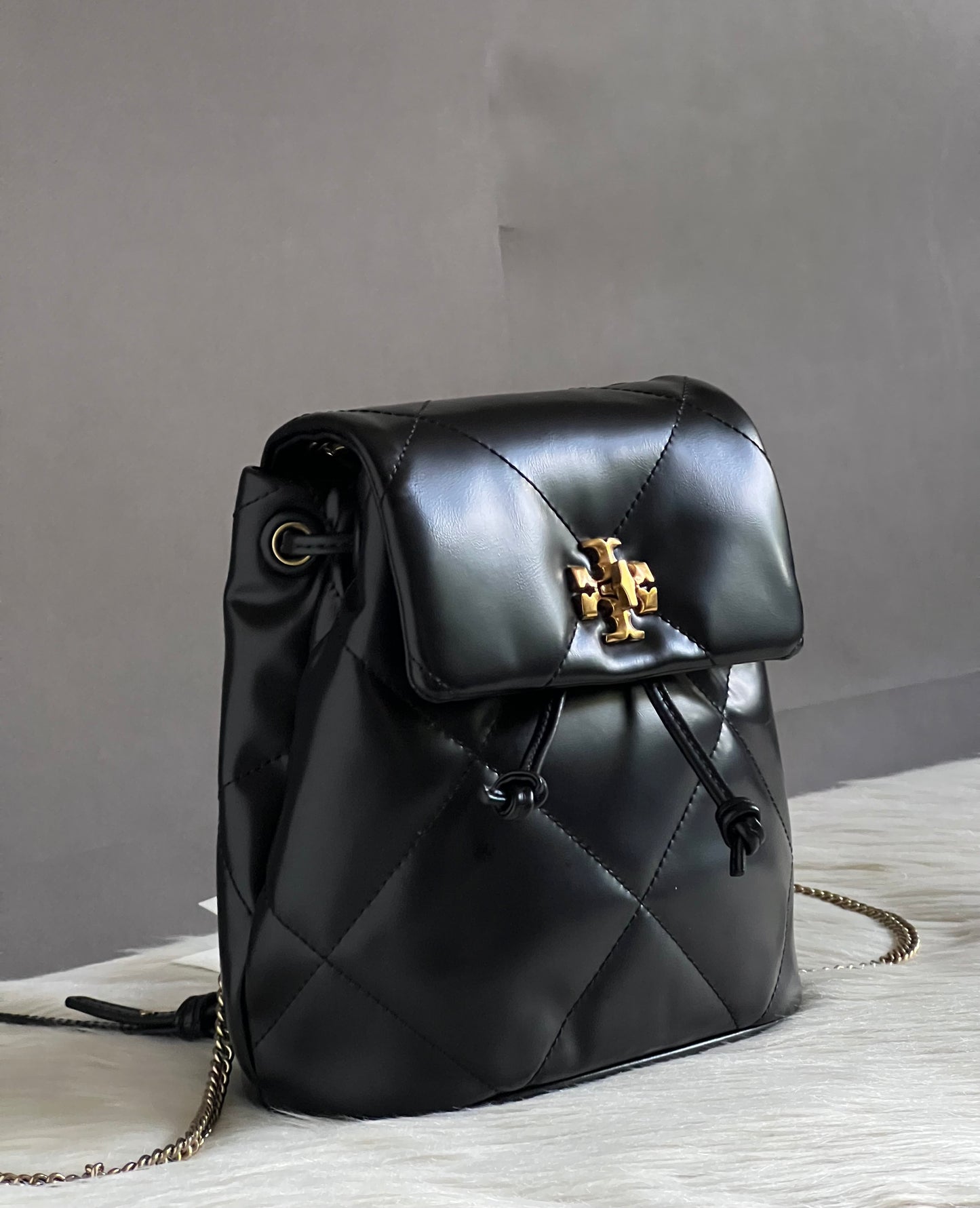 Tory Burch Mini Kira Diamond Quilt Backpack