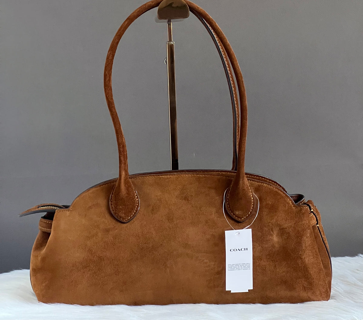 Coach Empire Carryall Bag 34 In Suede