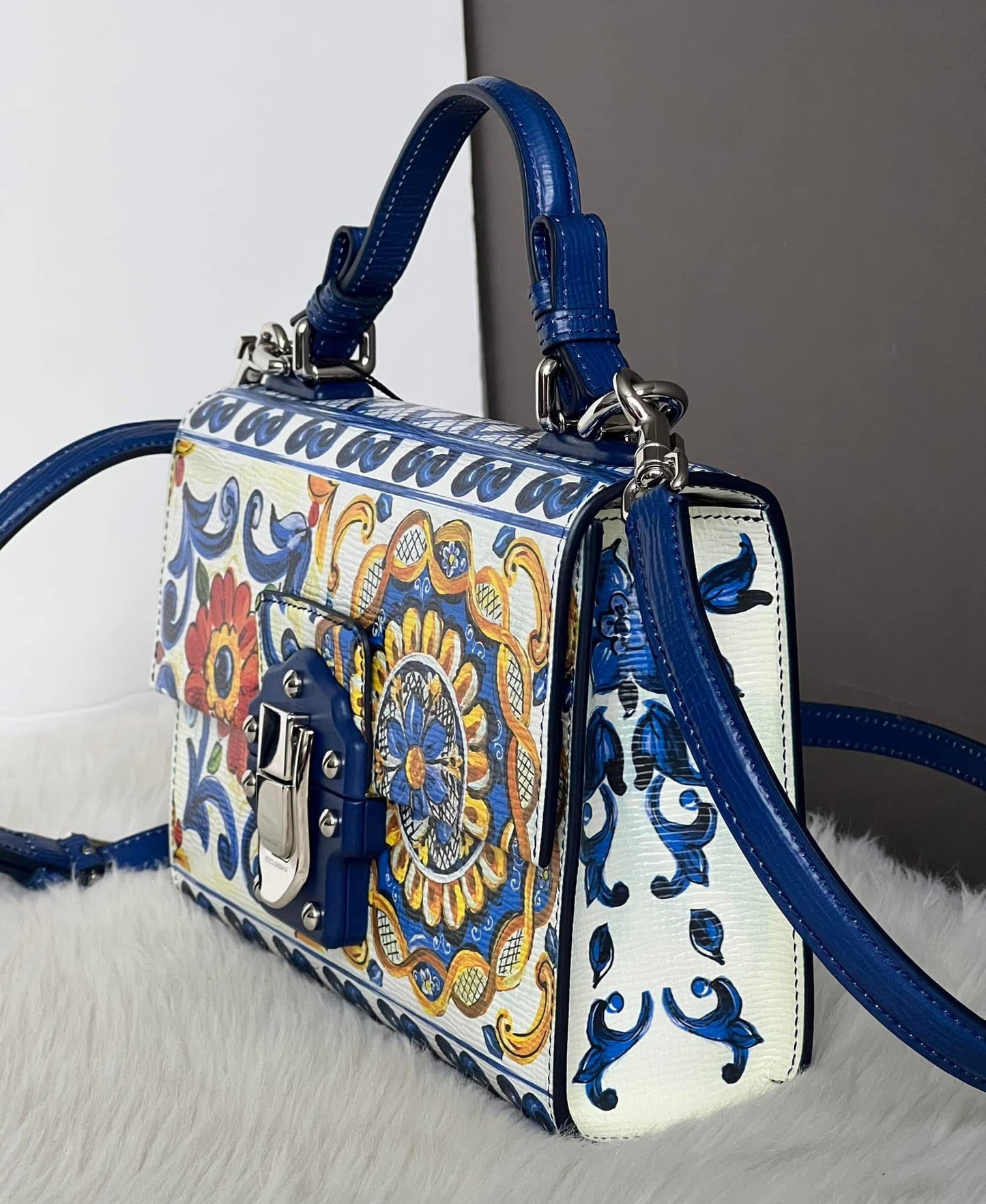 Dolce & Gabbana Majolica Lucia Crossbody Bag