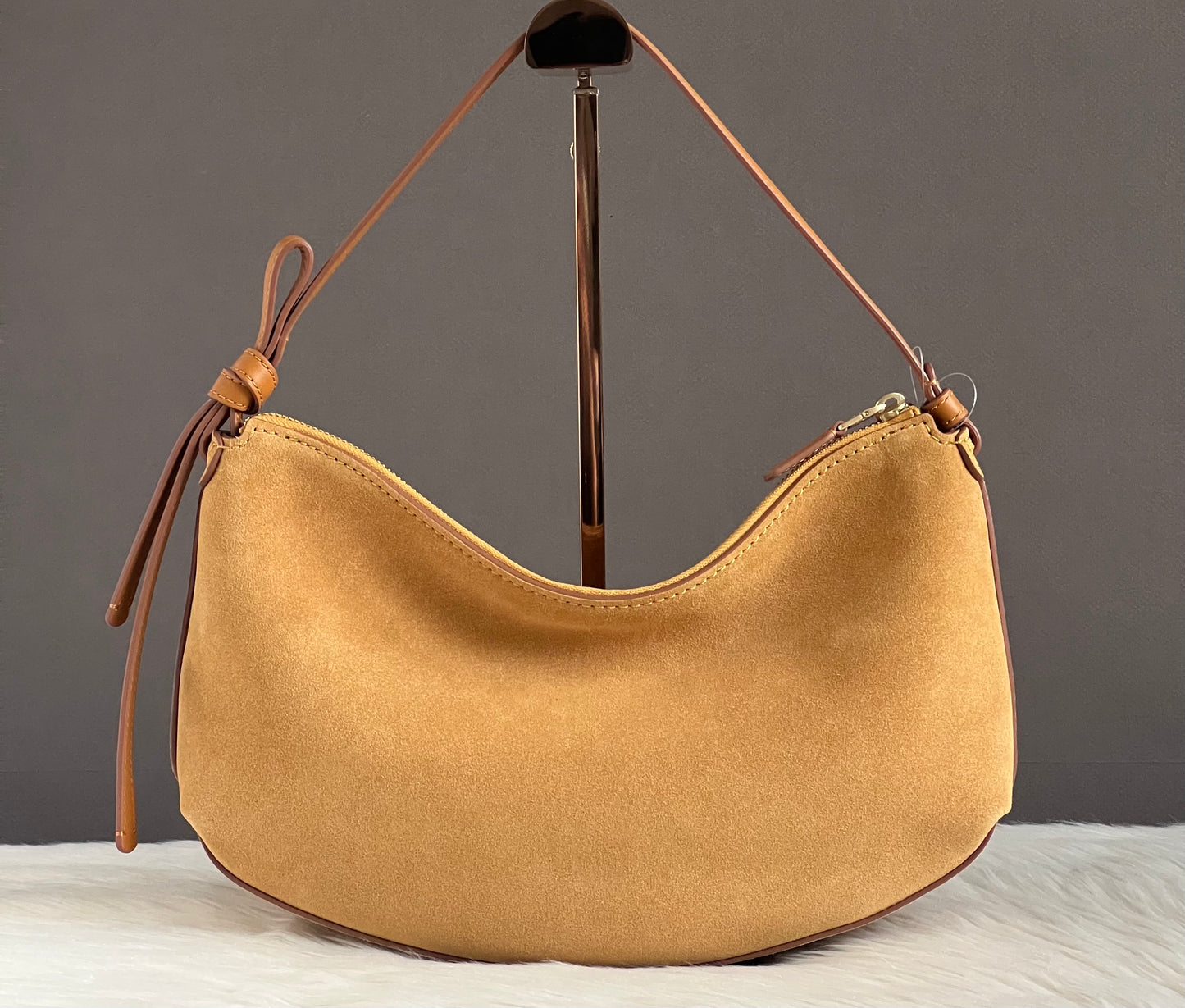 Kate Spade Loop Suede Shoulder Bag