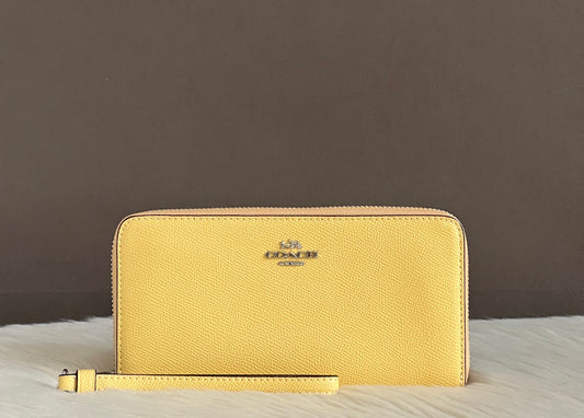 Coach Long Zip Around Wallet